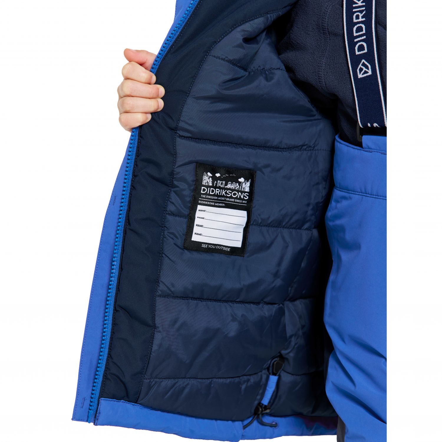 Didriksons Skare, ski set, junior, caribbean blue