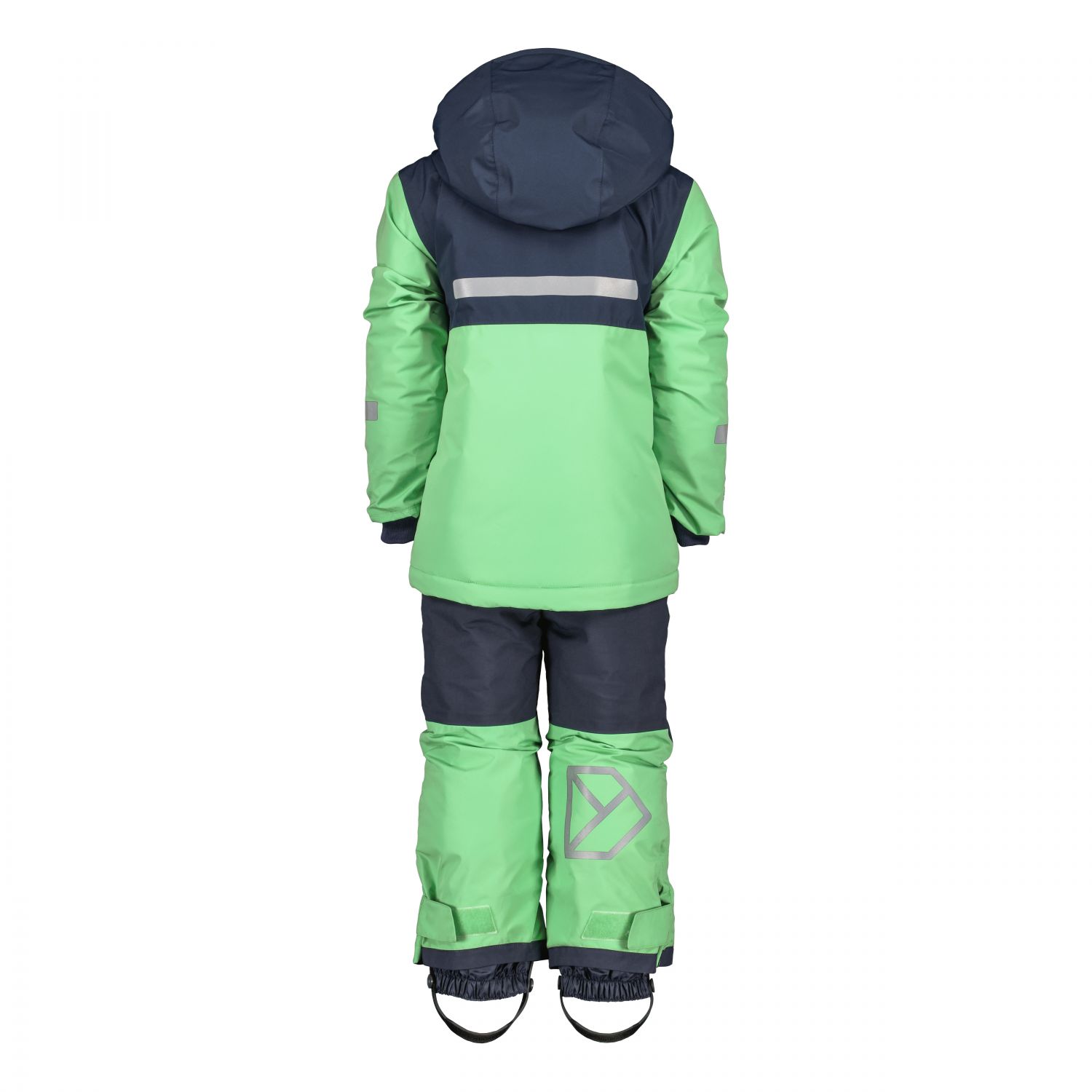 Didriksons Skare, ski set, junior, dusty lime