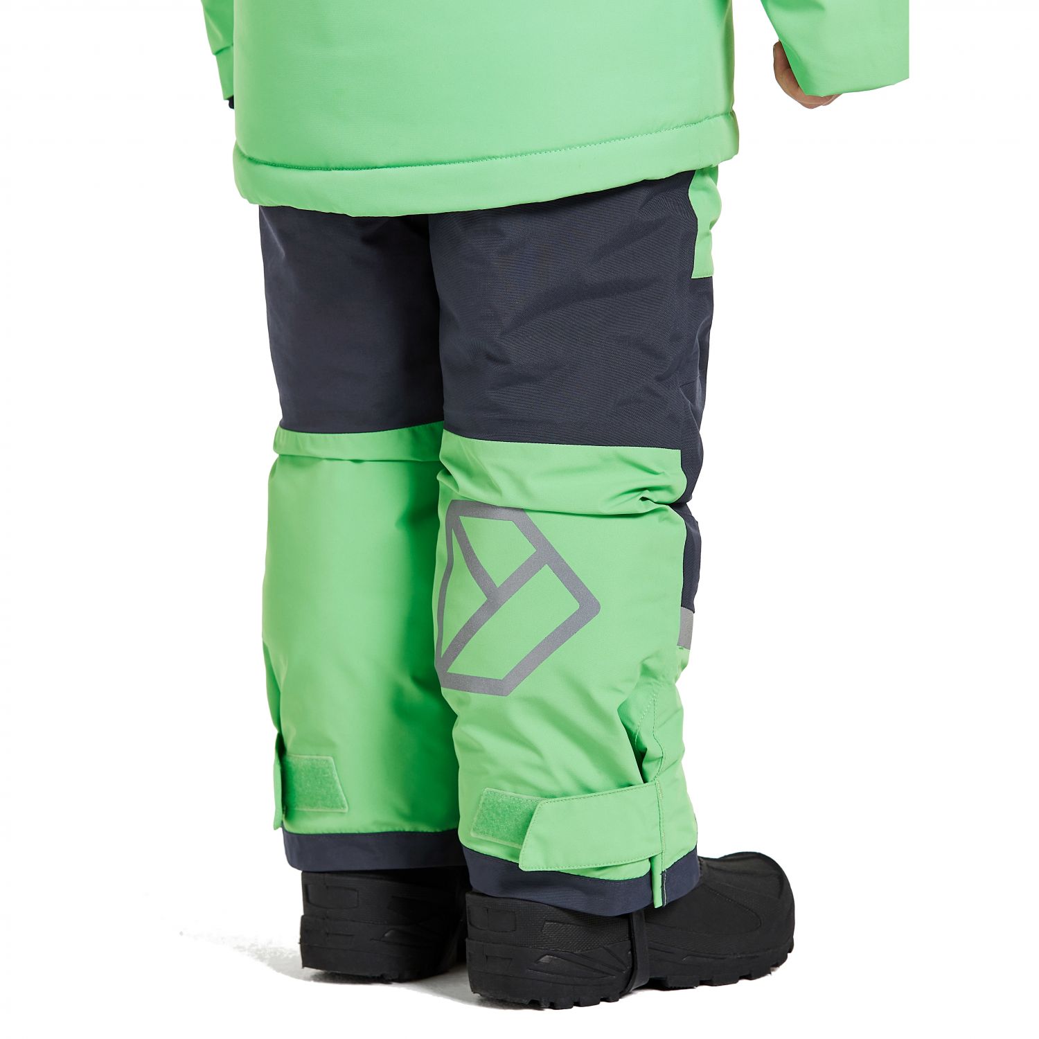 Didriksons Skare, ski set, junior, dusty lime
