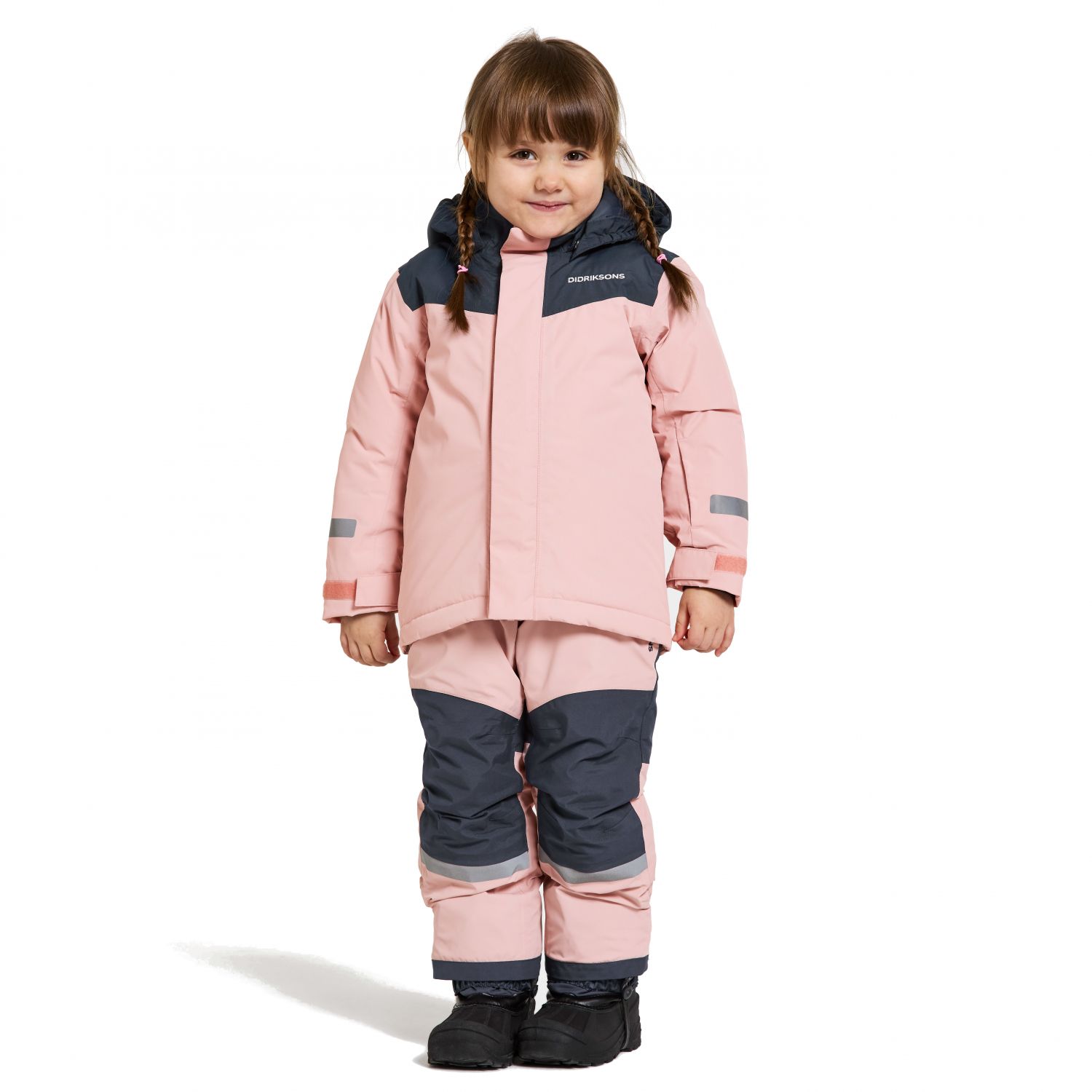Didriksons Skare, ski set, junior, dusty pink