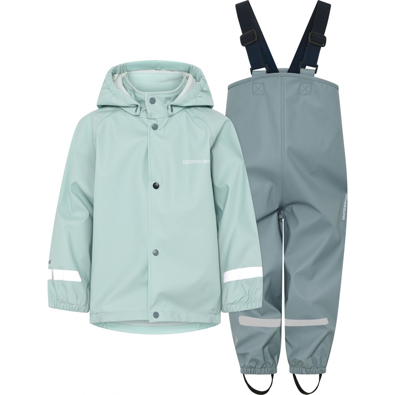 Didriksons Slaskeman, conjunto impermeable, junior, mint