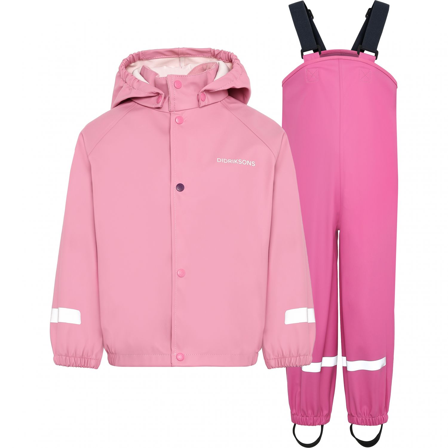 Didriksons Slaskeman, conjunto impermeable, junior, rosa