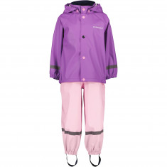 Didriksons Slaskeman, fato de chuva, júnior, roxo/rosa