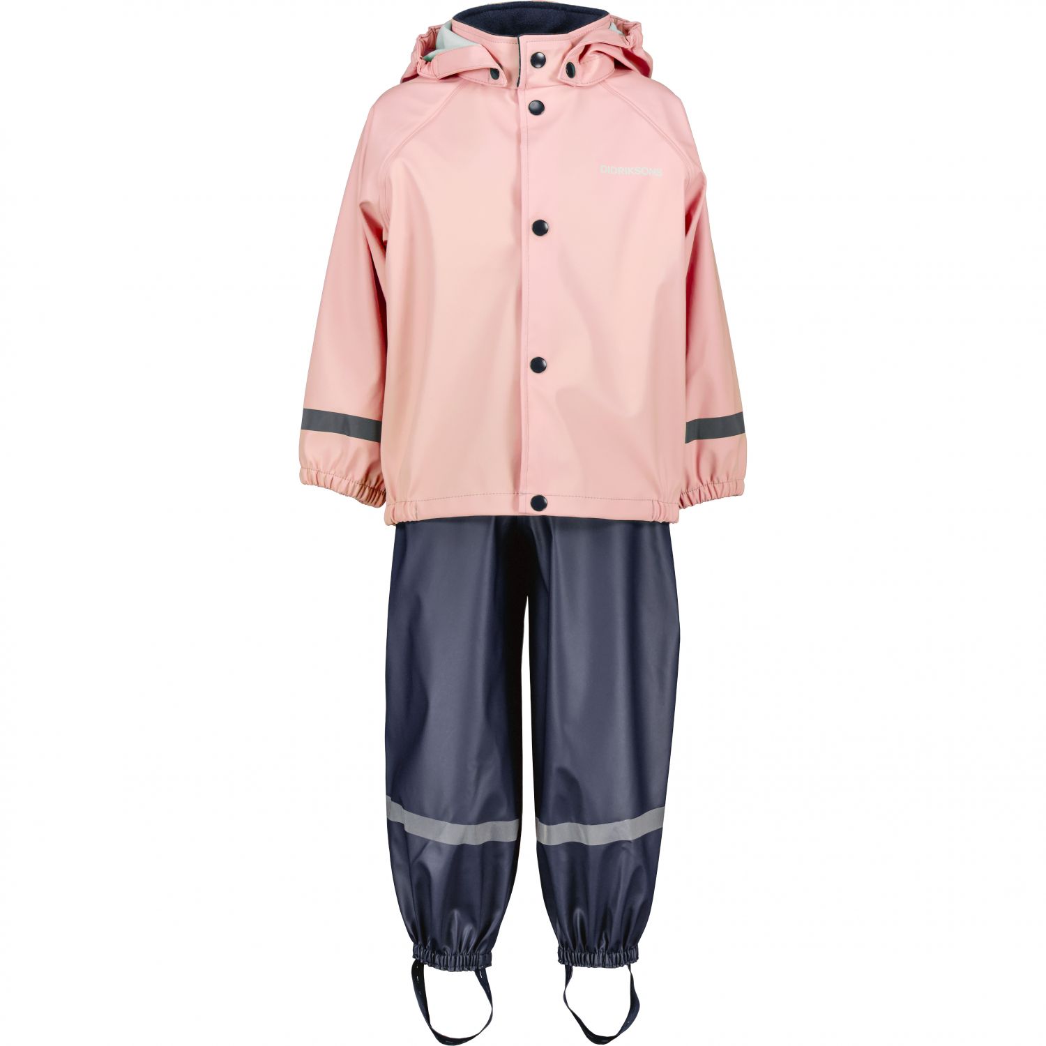 Didriksons Slaskeman, rain set, junior, dusty pink