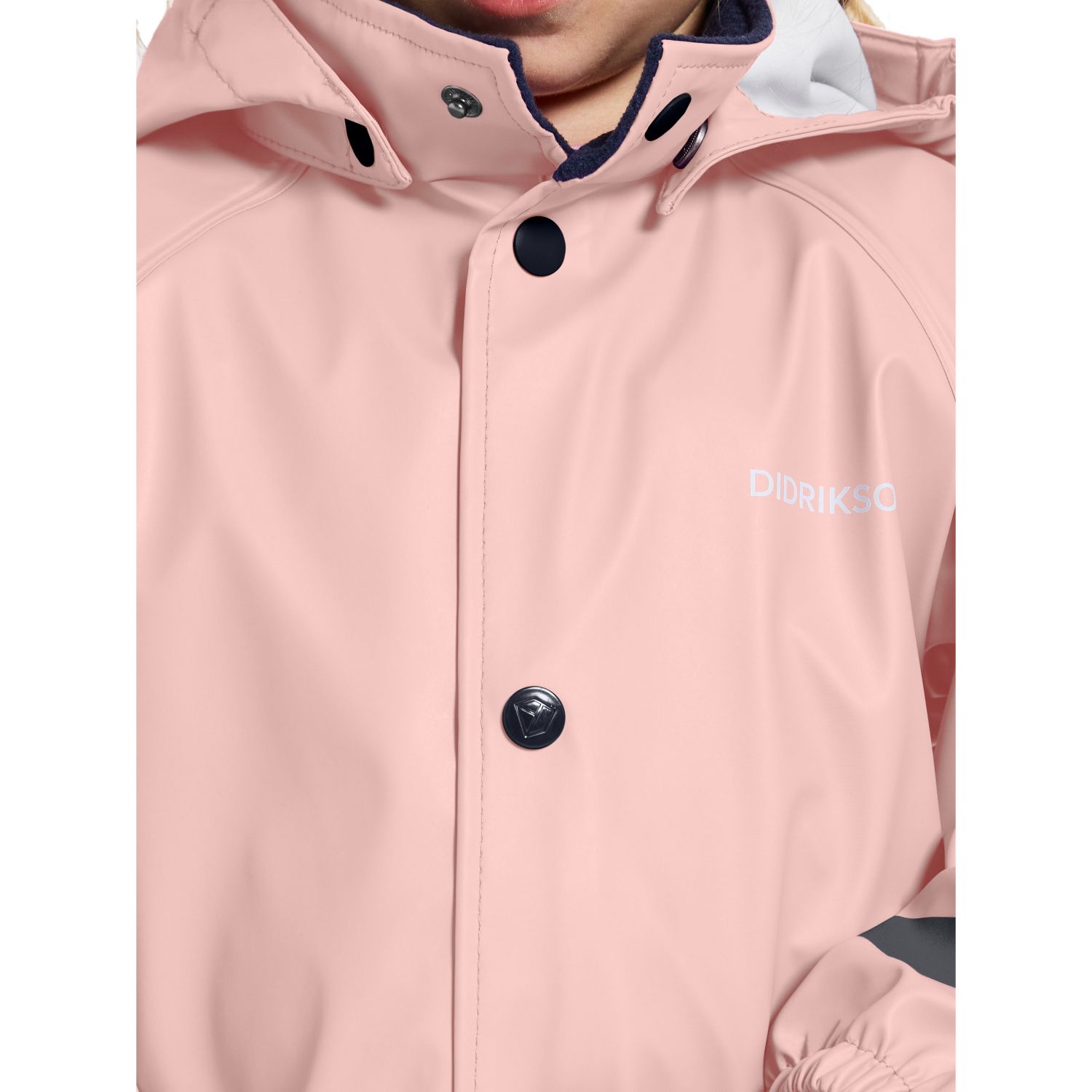 Didriksons Slaskeman, rain set, junior, dusty pink
