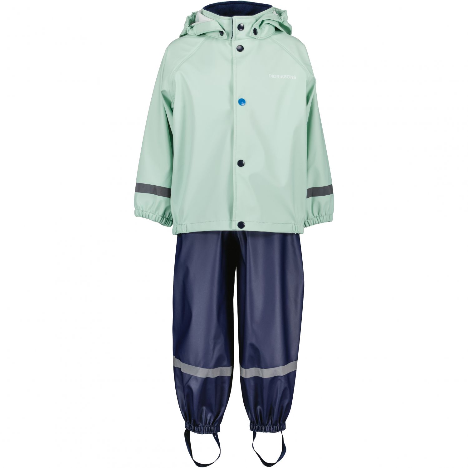 Didriksons Slaskeman, tuta da pioggia, junior, menta/blu scuro