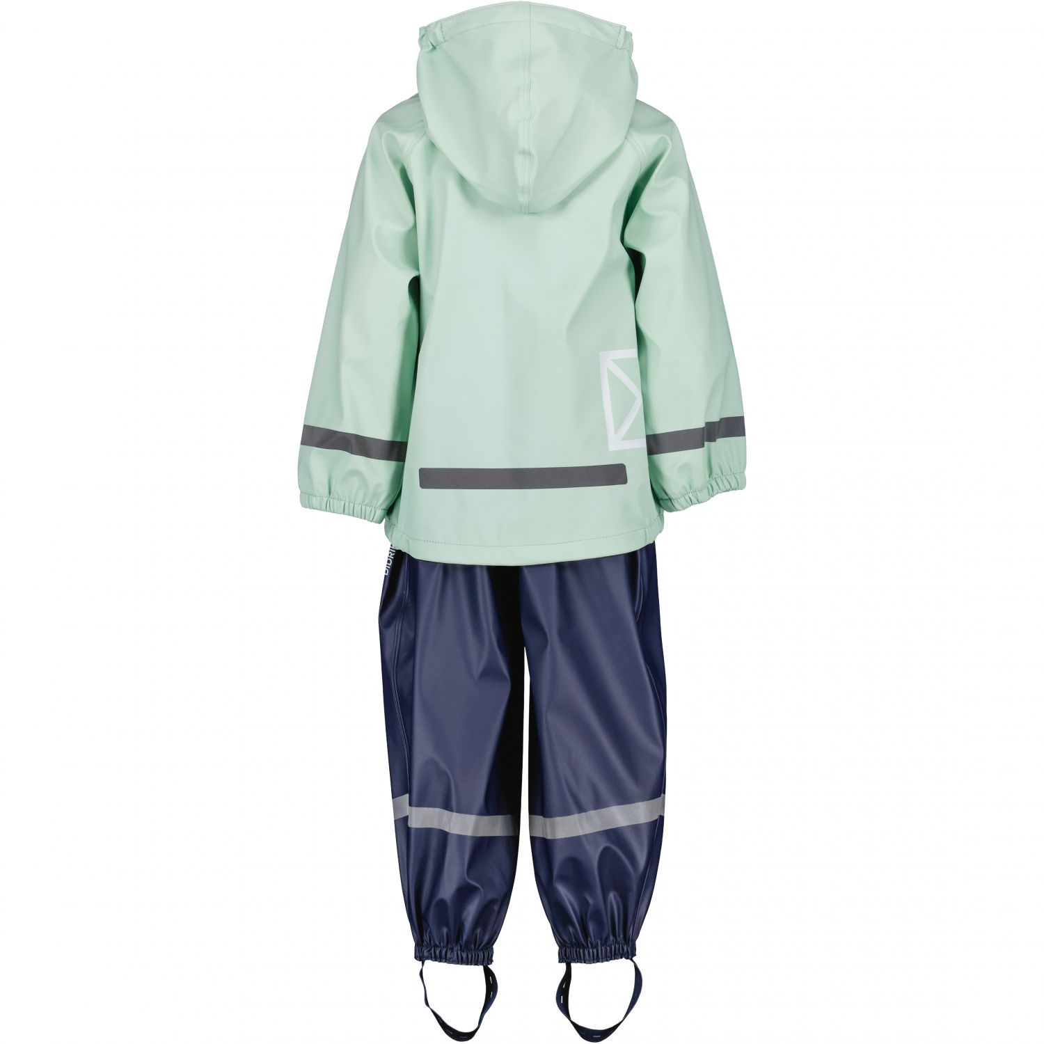 Didriksons Slaskeman, tuta da pioggia, junior, menta/blu scuro
