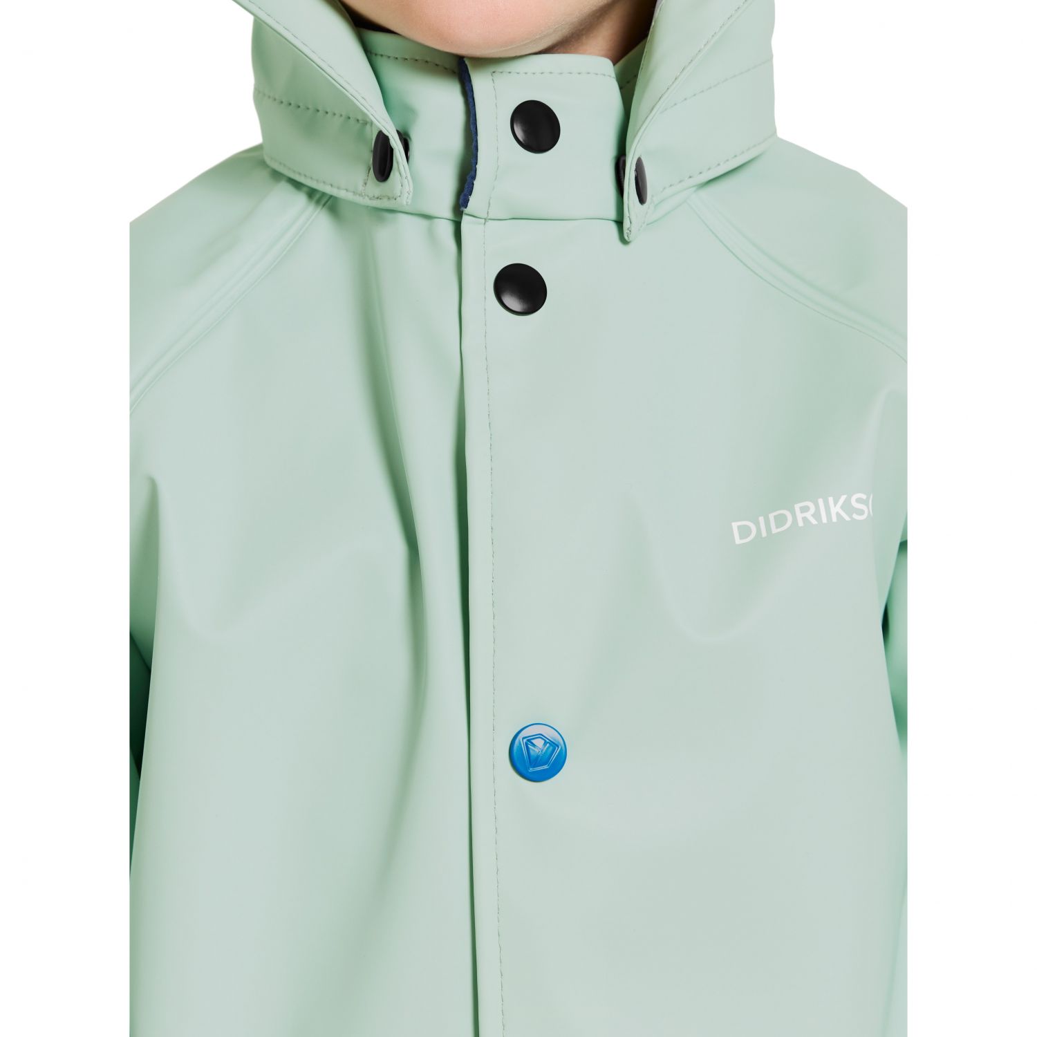 Didriksons Slaskeman, tuta da pioggia, junior, menta/blu scuro