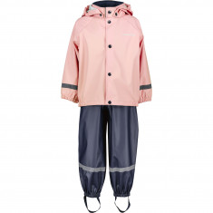 Didriksons Slaskeman, tuta da pioggia, junior, rosa/blu scuro