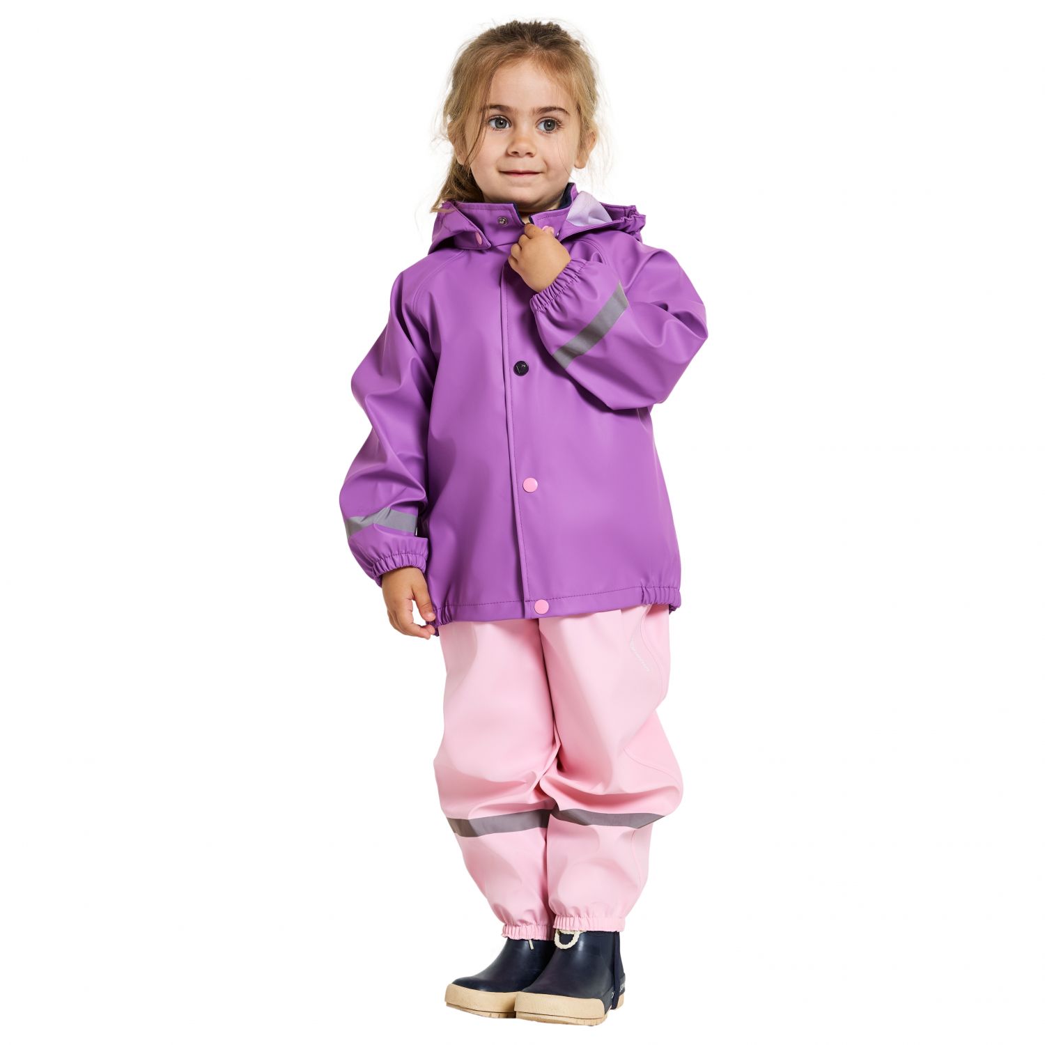 Didriksons Slaskeman, tuta da pioggia, junior, viola/rosa