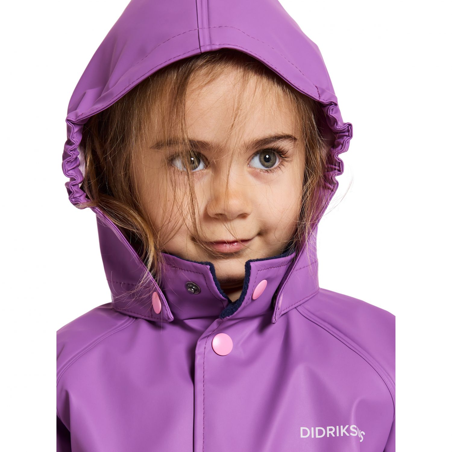 Didriksons Slaskeman, tuta da pioggia, junior, viola/rosa