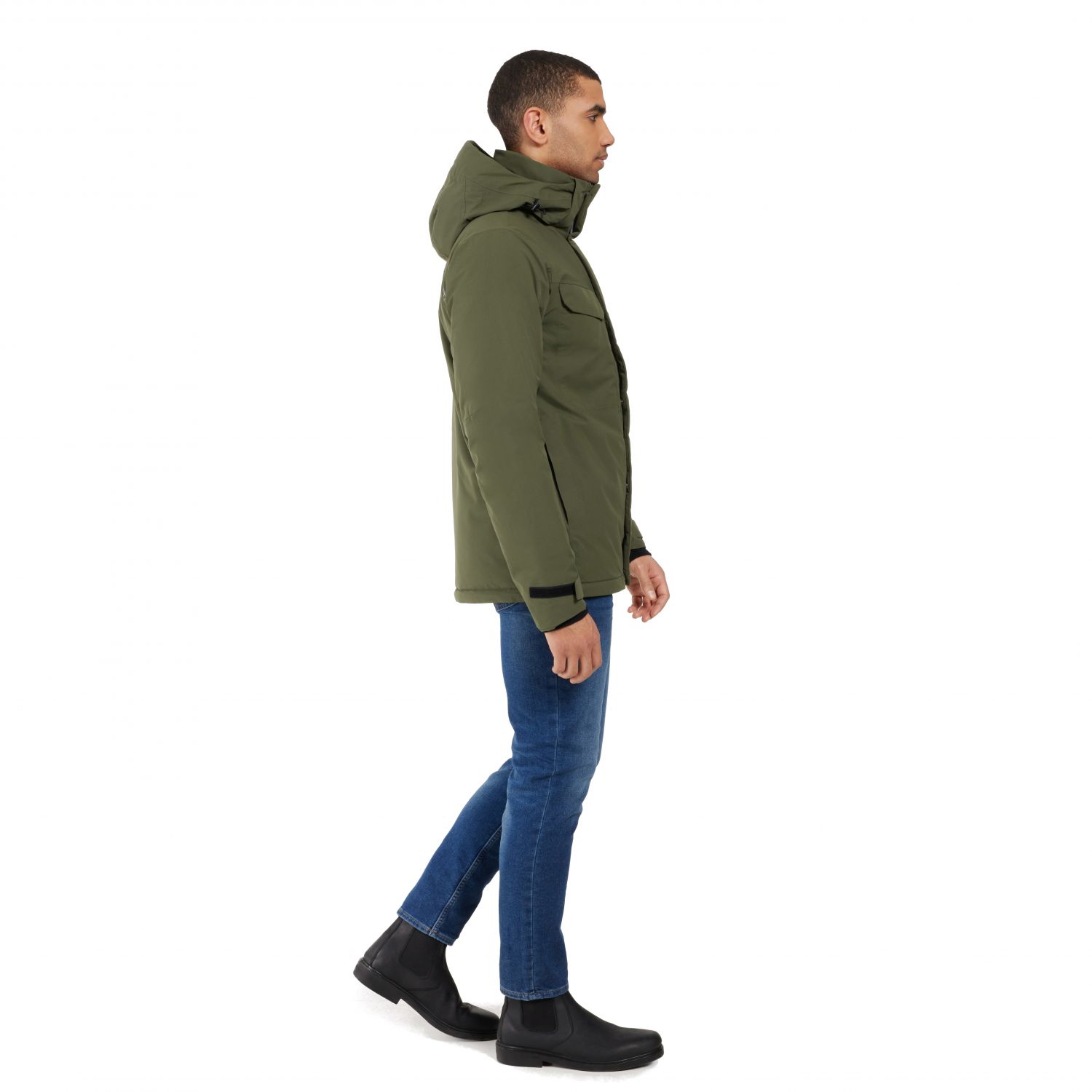 Didriksons Stefan, chaqueta, hombre, verde oscuro