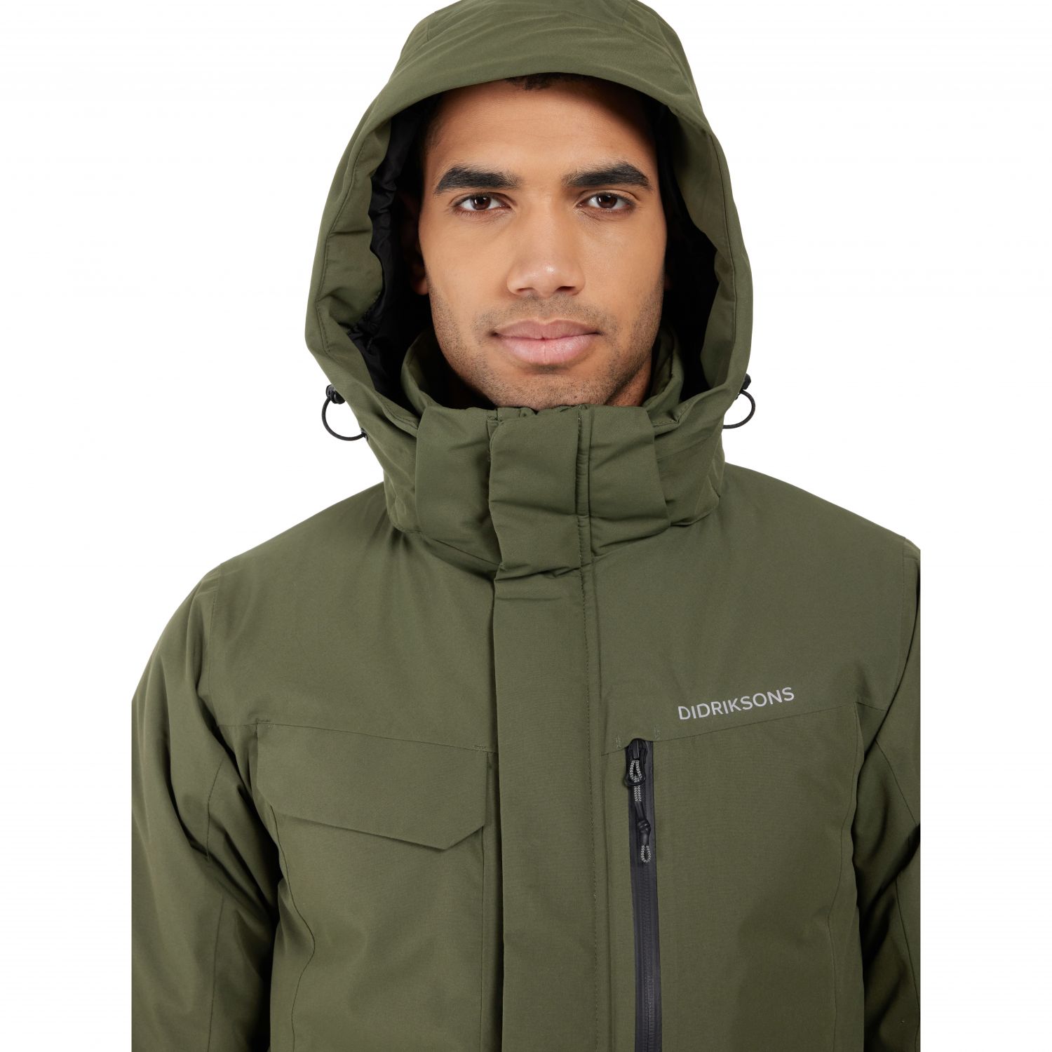Didriksons Stefan, chaqueta, hombre, verde oscuro