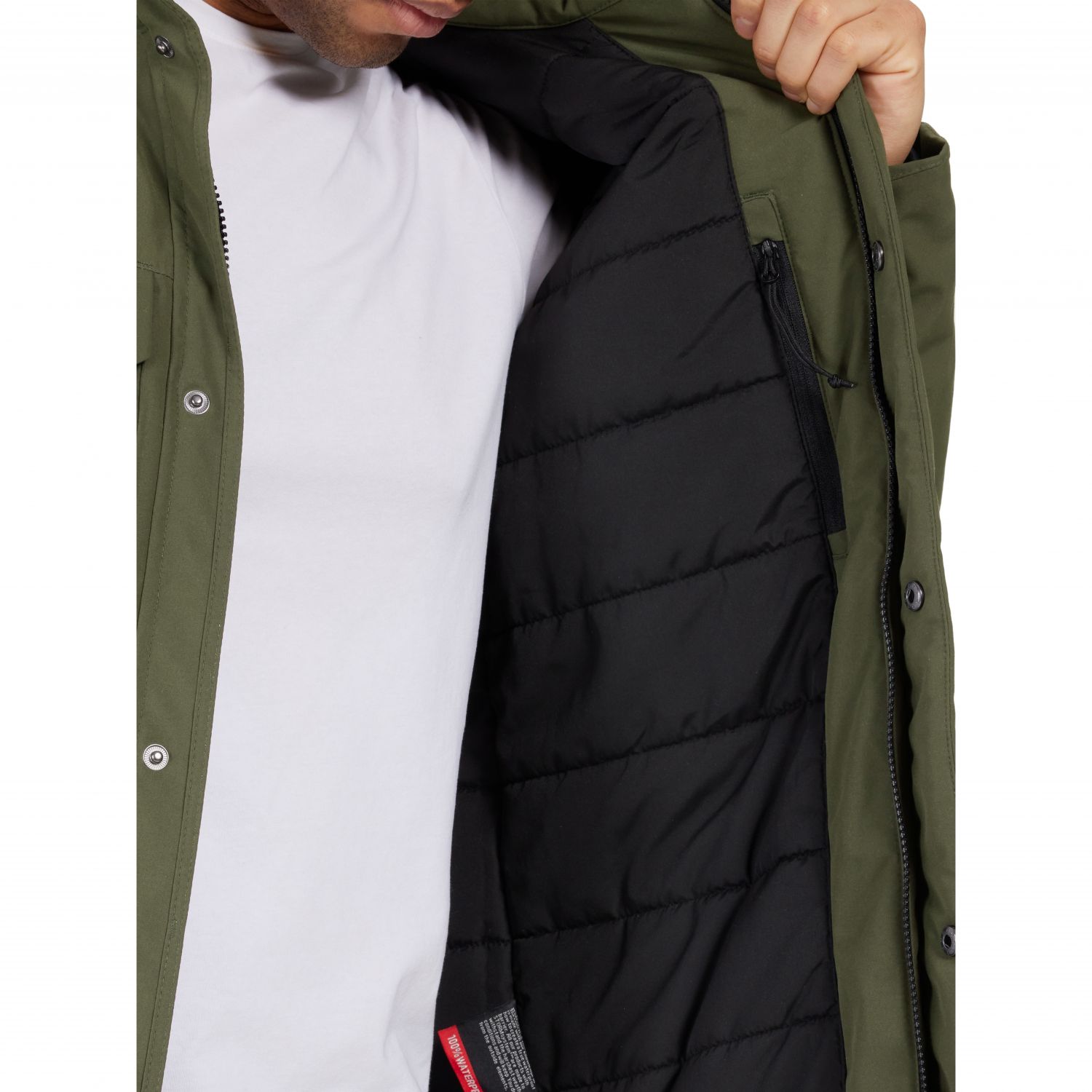 Didriksons Stefan, chaqueta, hombre, verde oscuro
