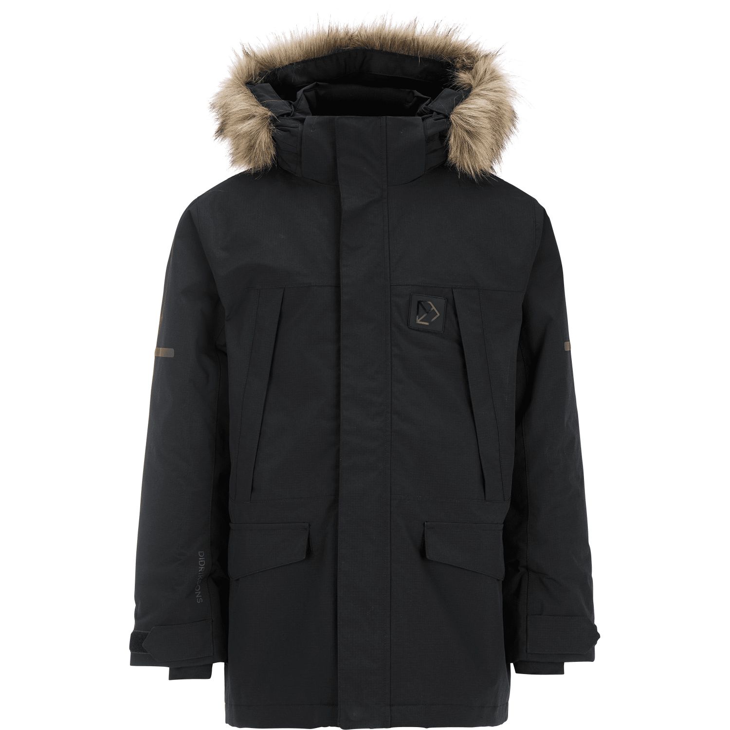 Didriksons Sylvin 2, parka, júnior, preto
