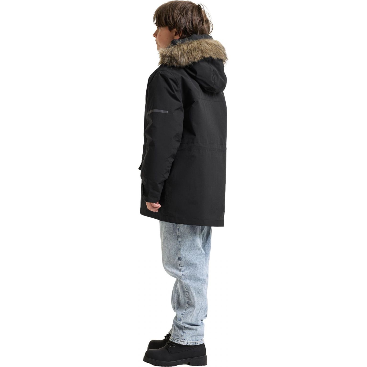 Didriksons Sylvin 2, Parka, Junior, schwarz
