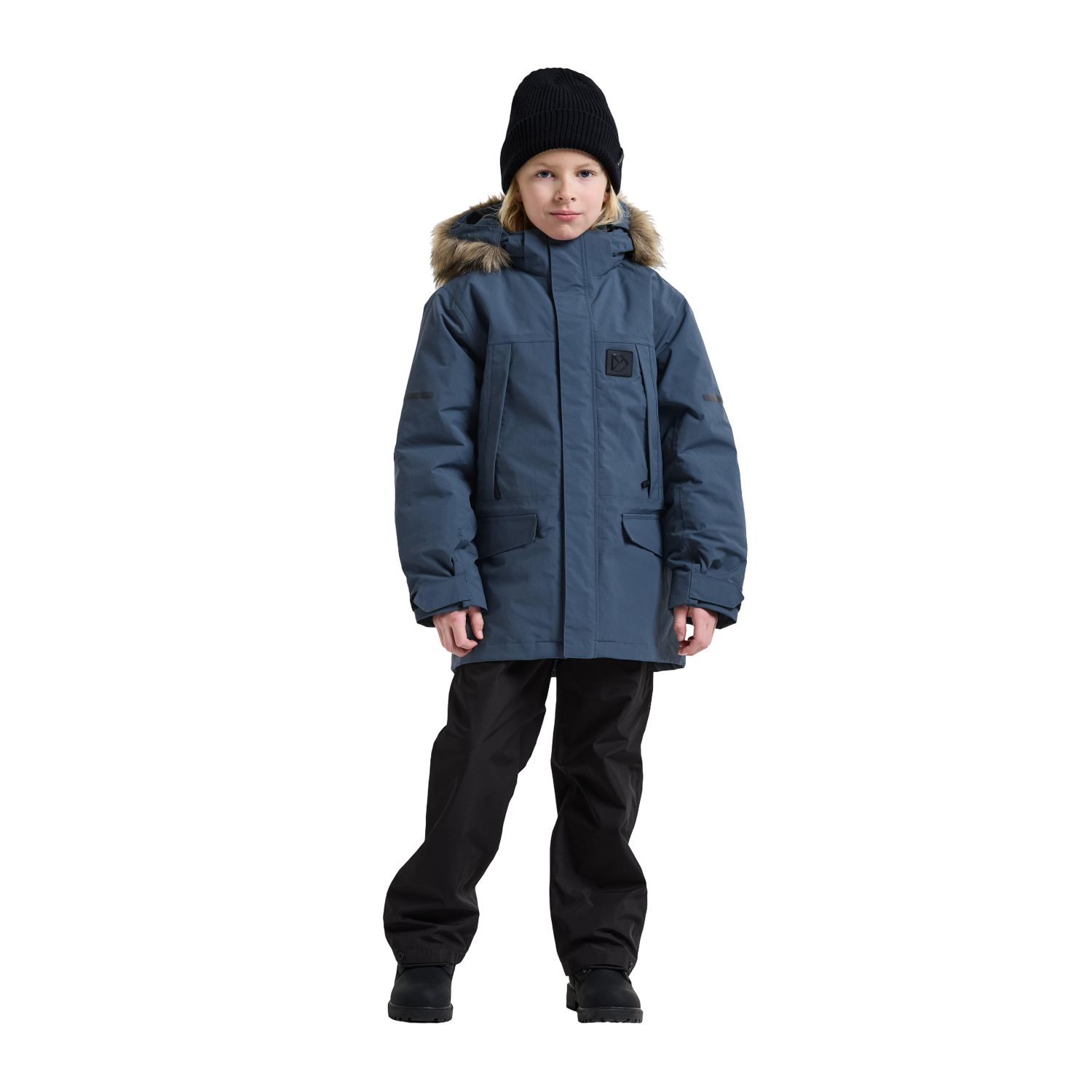Didriksons Sylvin, parka, júnior, azul