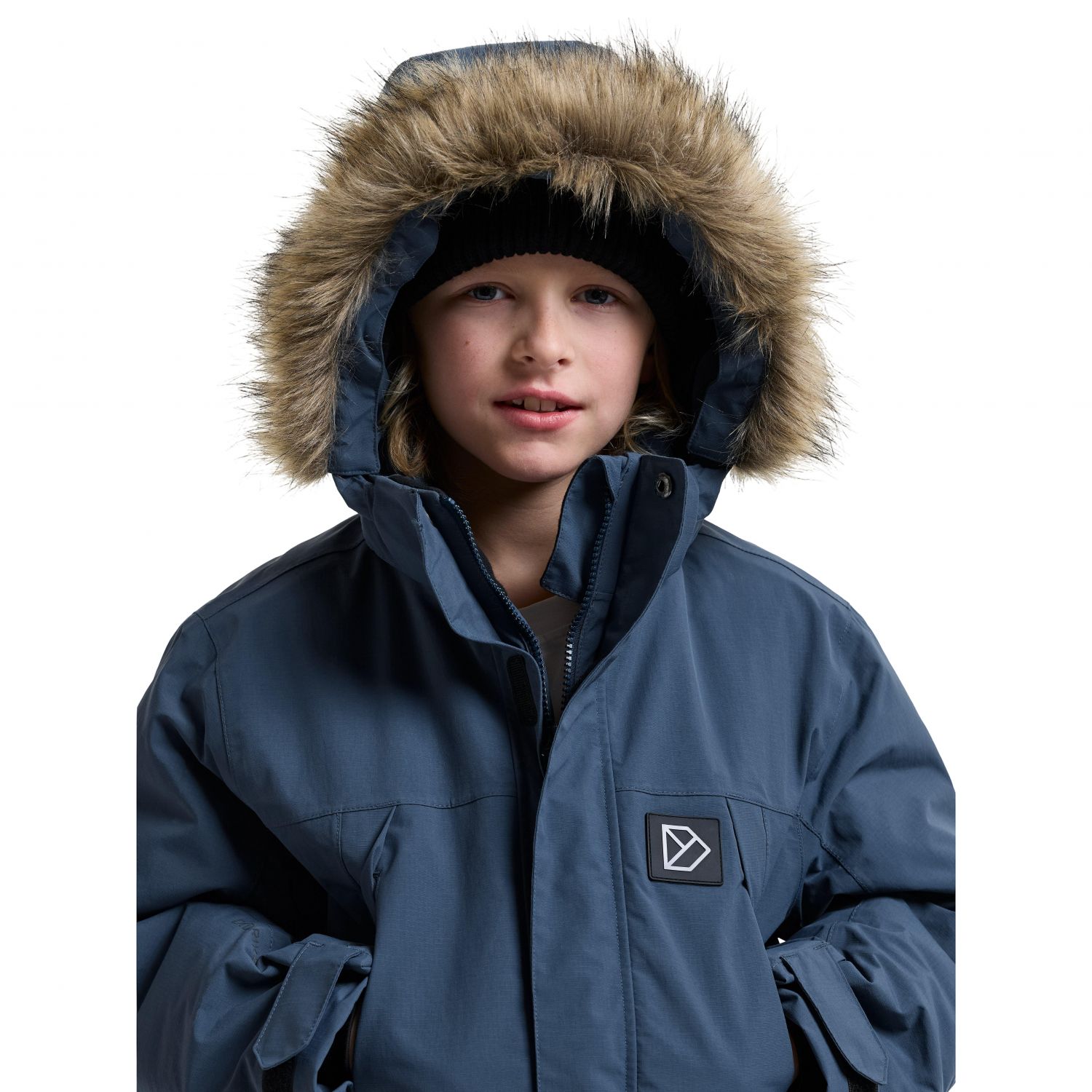 Didriksons Sylvin, parka, júnior, azul
