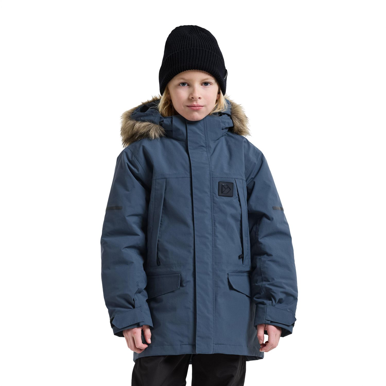 Didriksons Sylvin, parka, júnior, azul