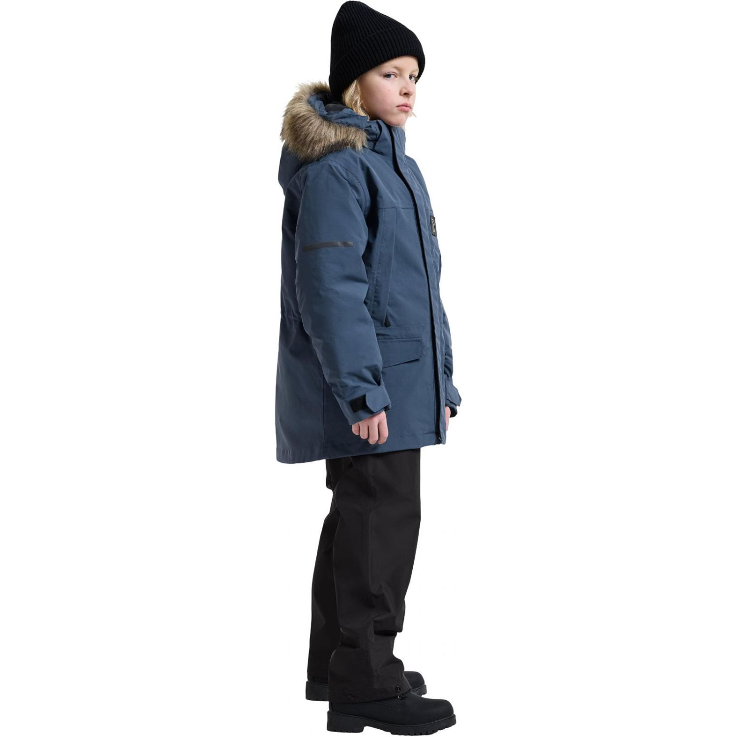 Didriksons Sylvin, parka, junior, blå