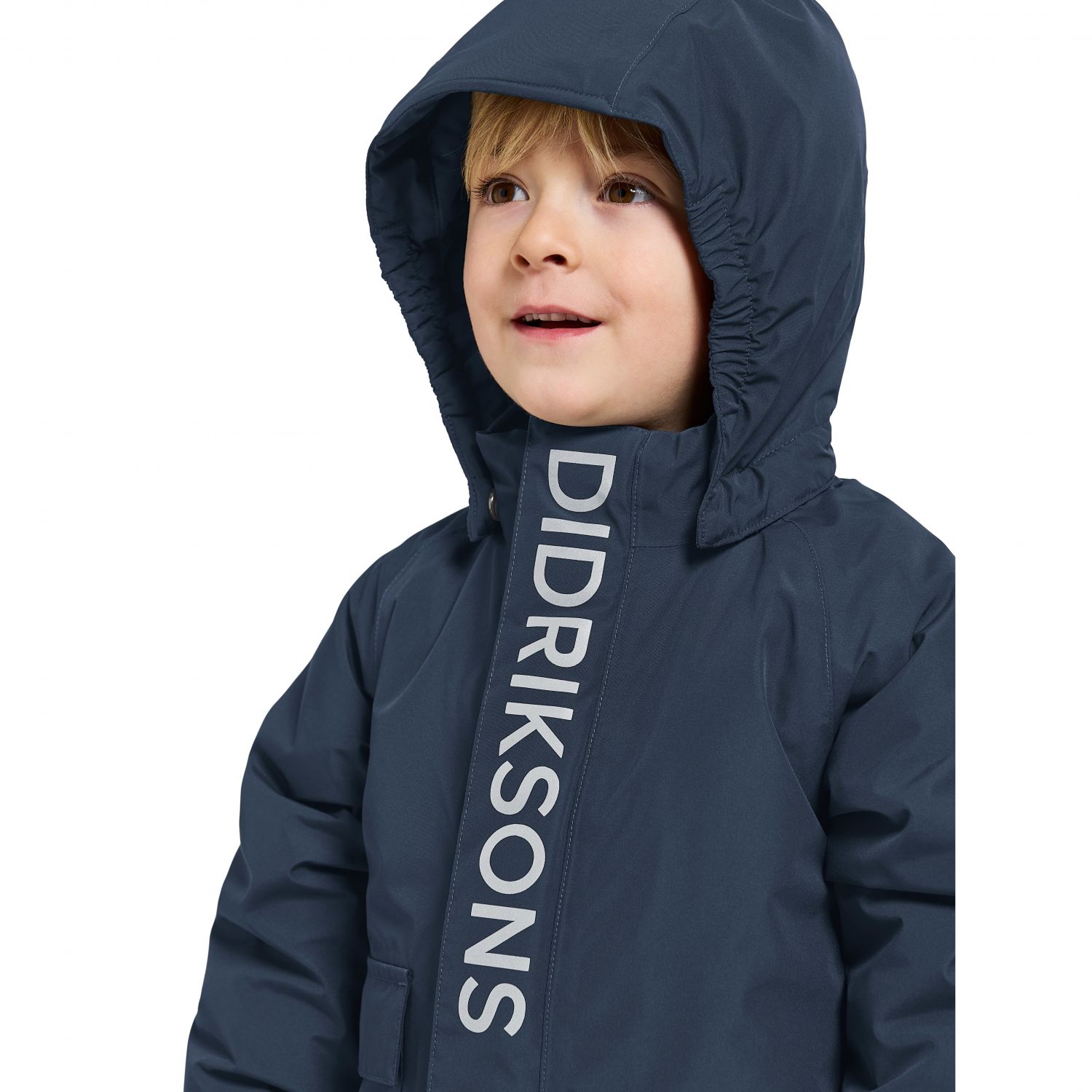 Didriksons Talvi, casaco de esqui, júnior, azul marinho