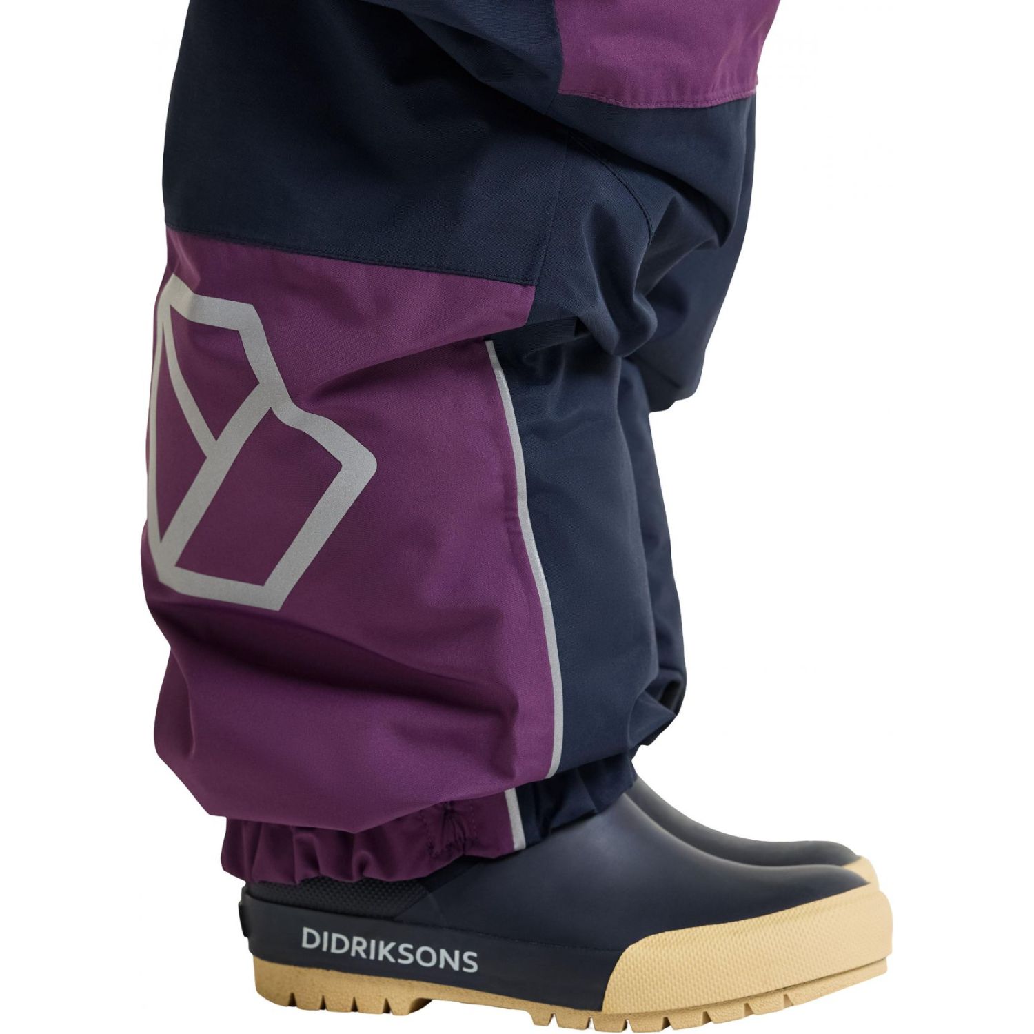 Didriksons Talvi cover 2, macacão de neve acolchoado, júnior, roxo