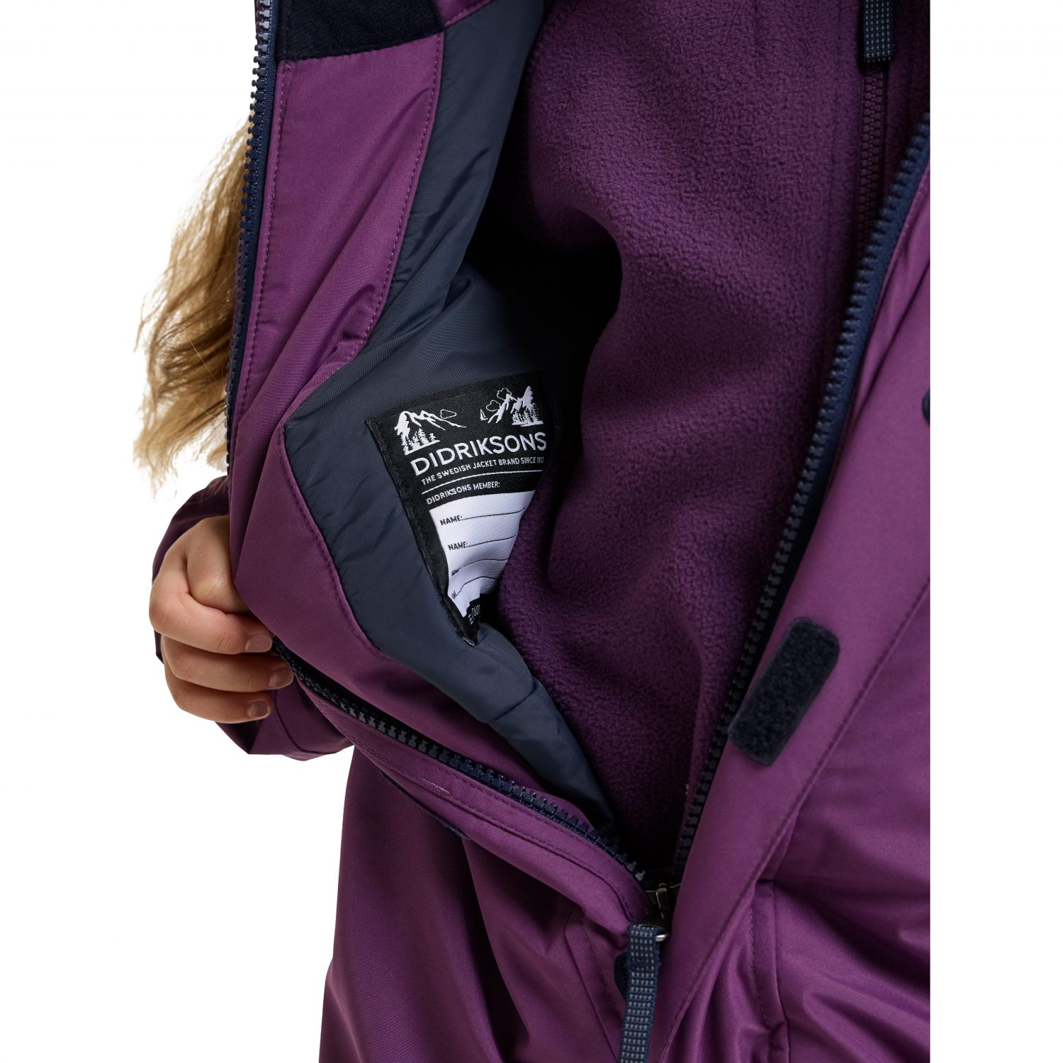 Didriksons Talvi cover 2, Overall, Junior, lila
