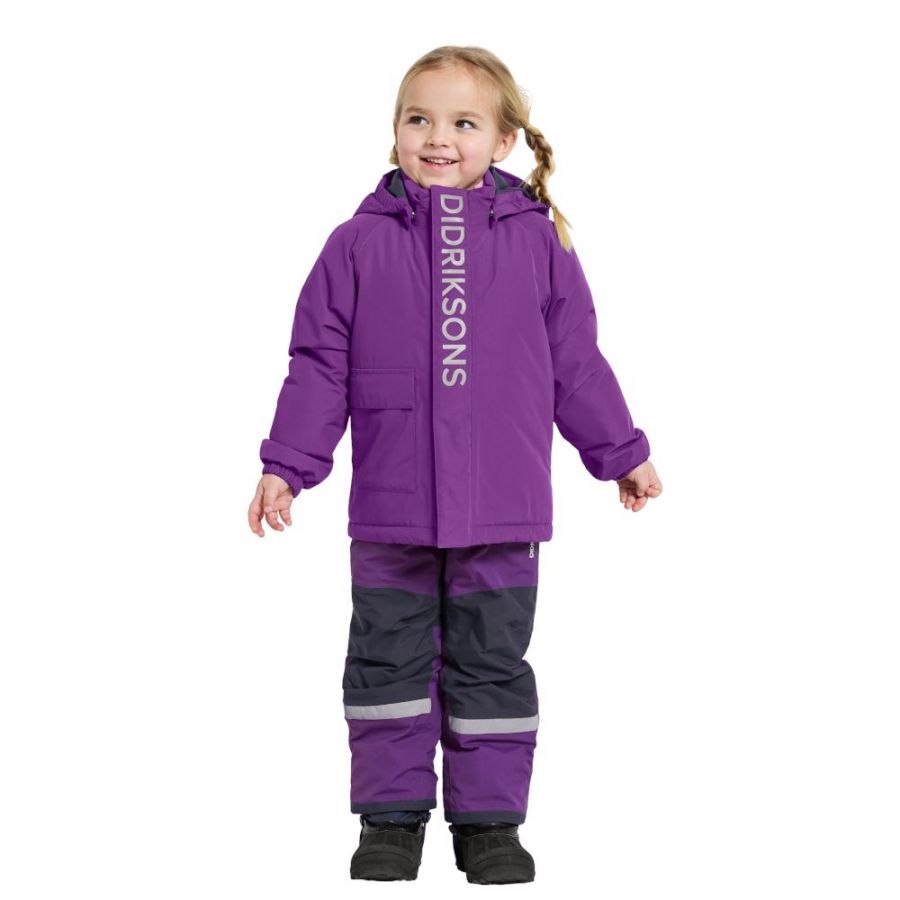 Didriksons Talvi, lyžiarska bunda junior, fialová