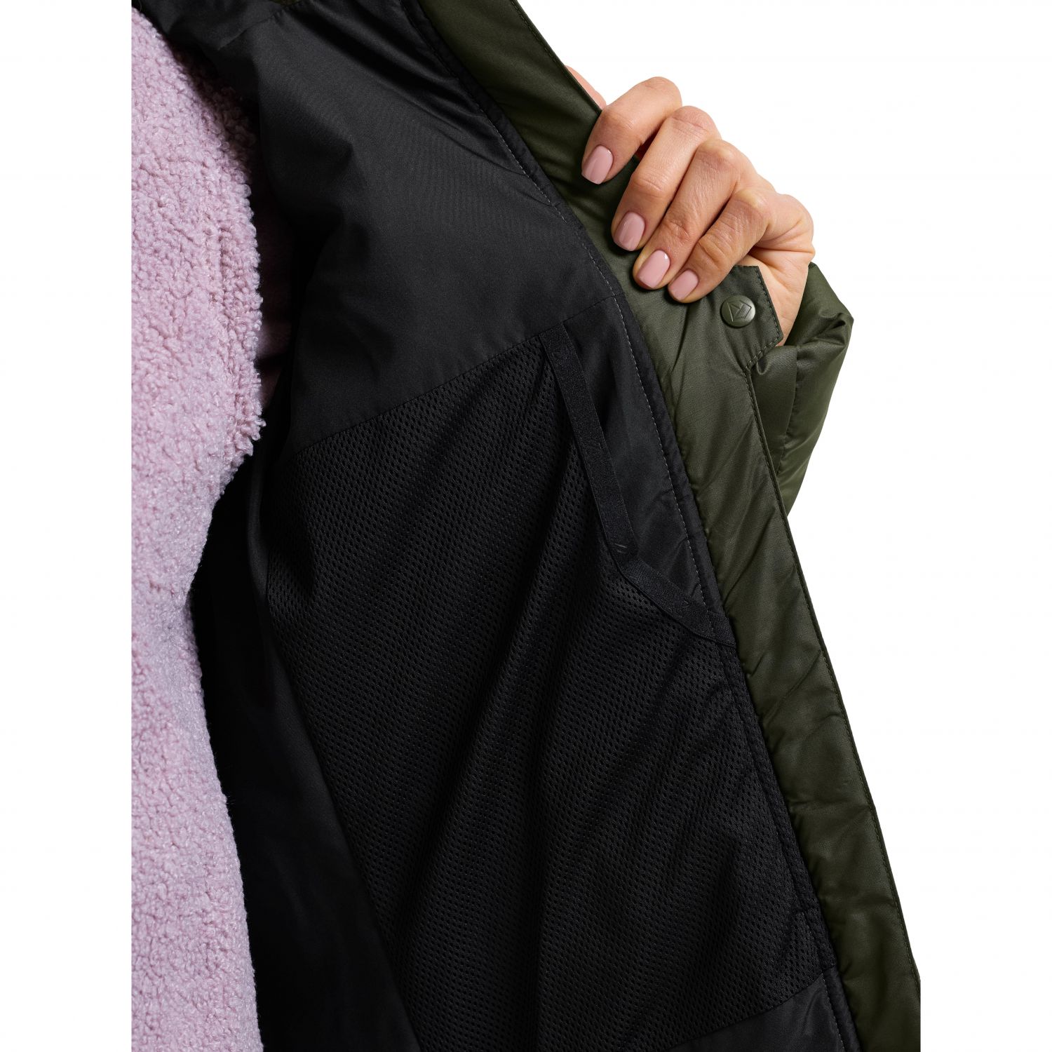 Didriksons Tejla 2, giacca invernale, donna, verde scuro