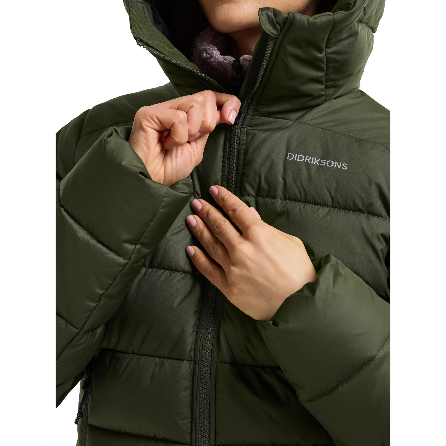 Didriksons Tejla 2, giacca invernale, donna, verde scuro