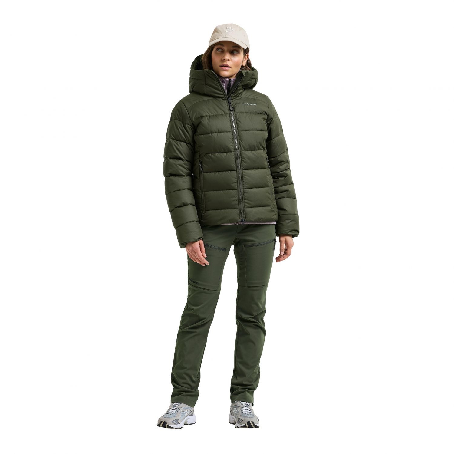 Didriksons Tejla 2, giacca invernale, donna, verde scuro