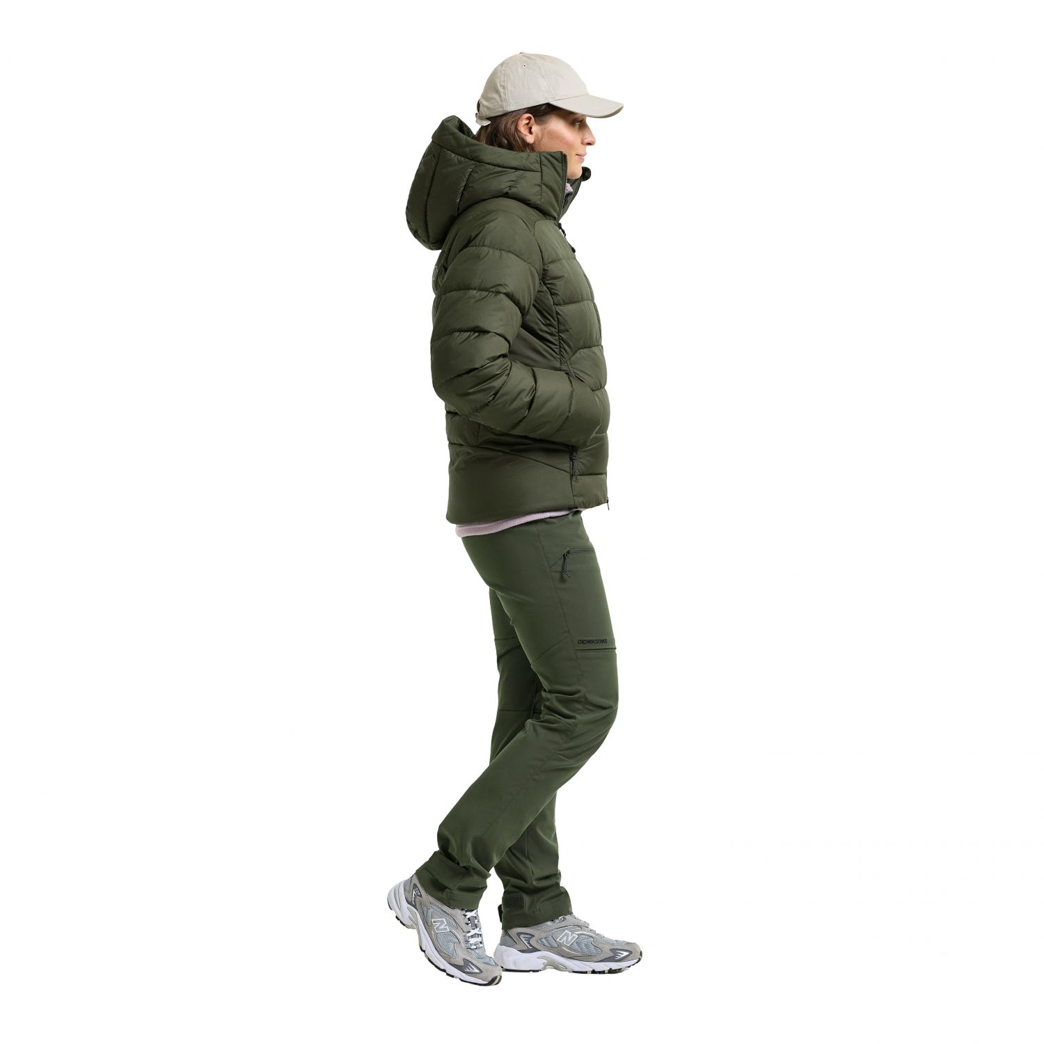 Didriksons Tejla 2, giacca invernale, donna, verde scuro