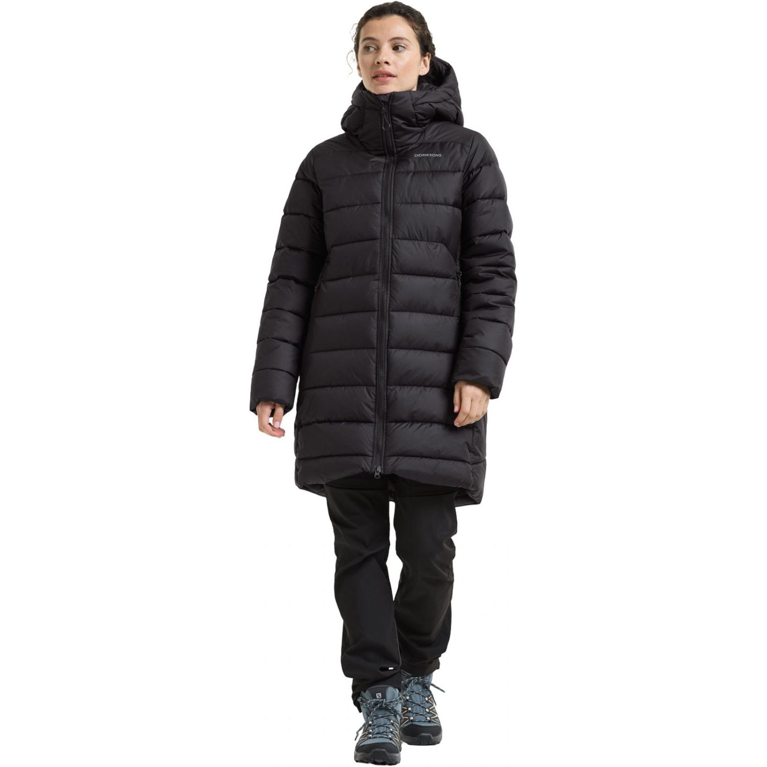 Didriksons Tejla, parka, dámská, černá