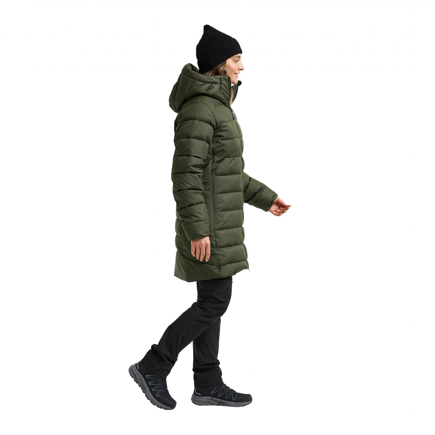 Didriksons Tejla, Parka, Damen, dunkelgrün