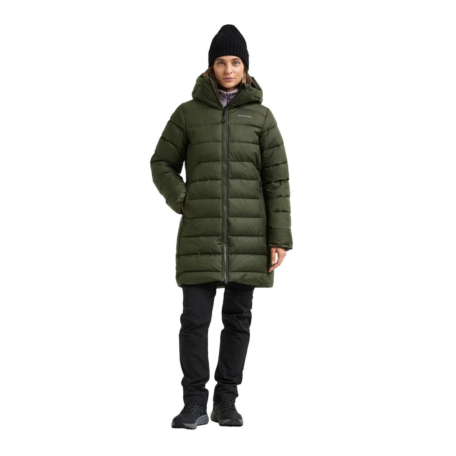 Didriksons Tejla, Parka, Damen, dunkelgrün