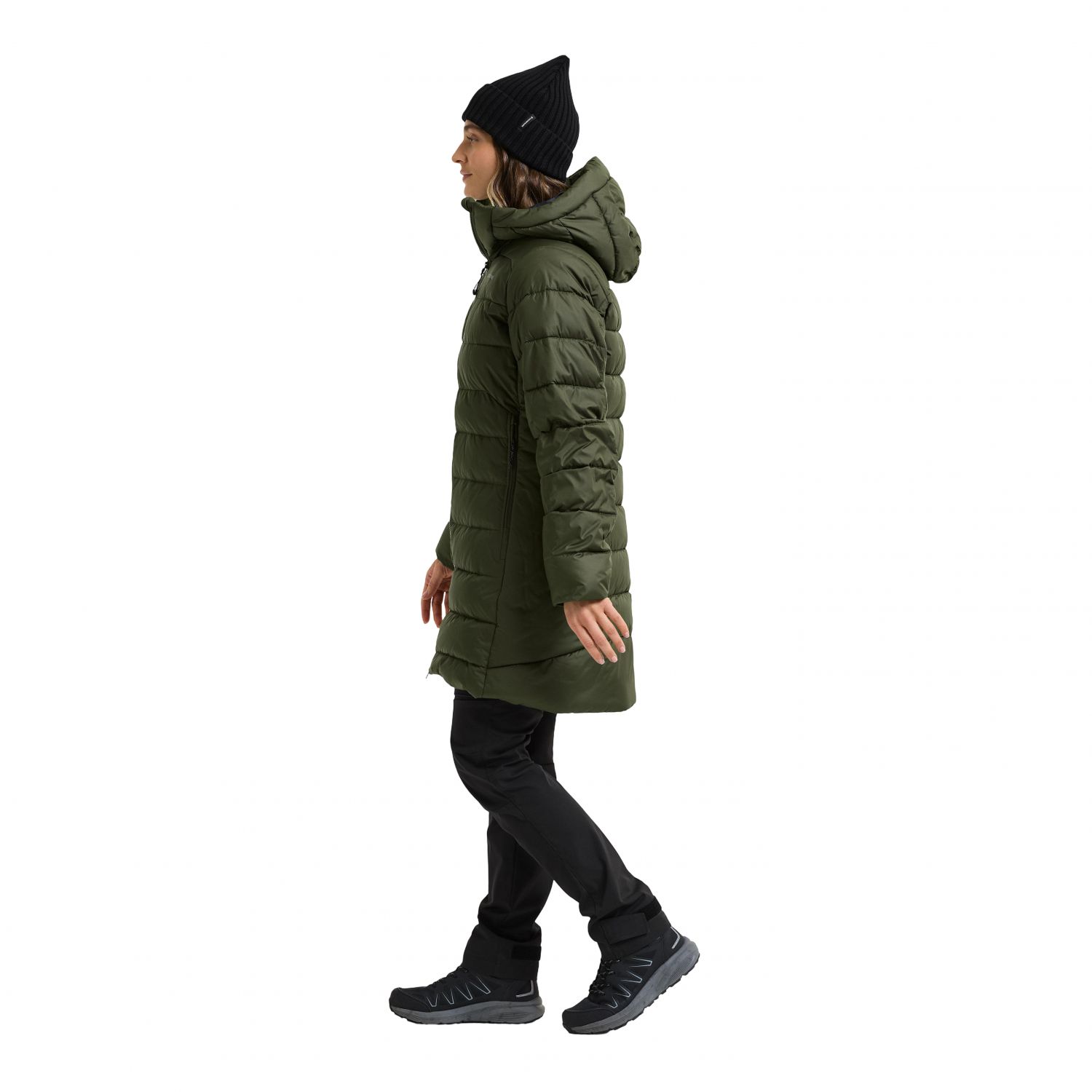 Didriksons Tejla, Parka, Damen, dunkelgrün