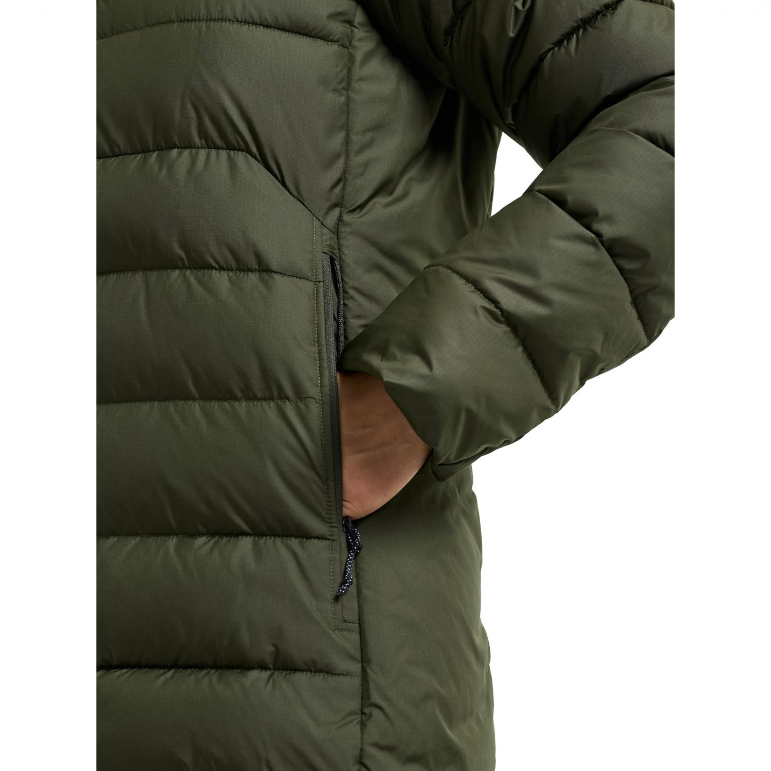Didriksons Tejla, parka, dames, donkergroen