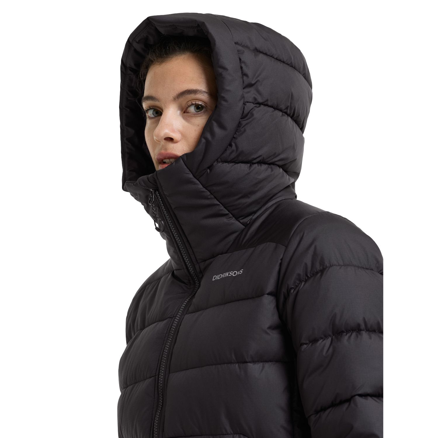Didriksons Tejla, parka, dames, zwart