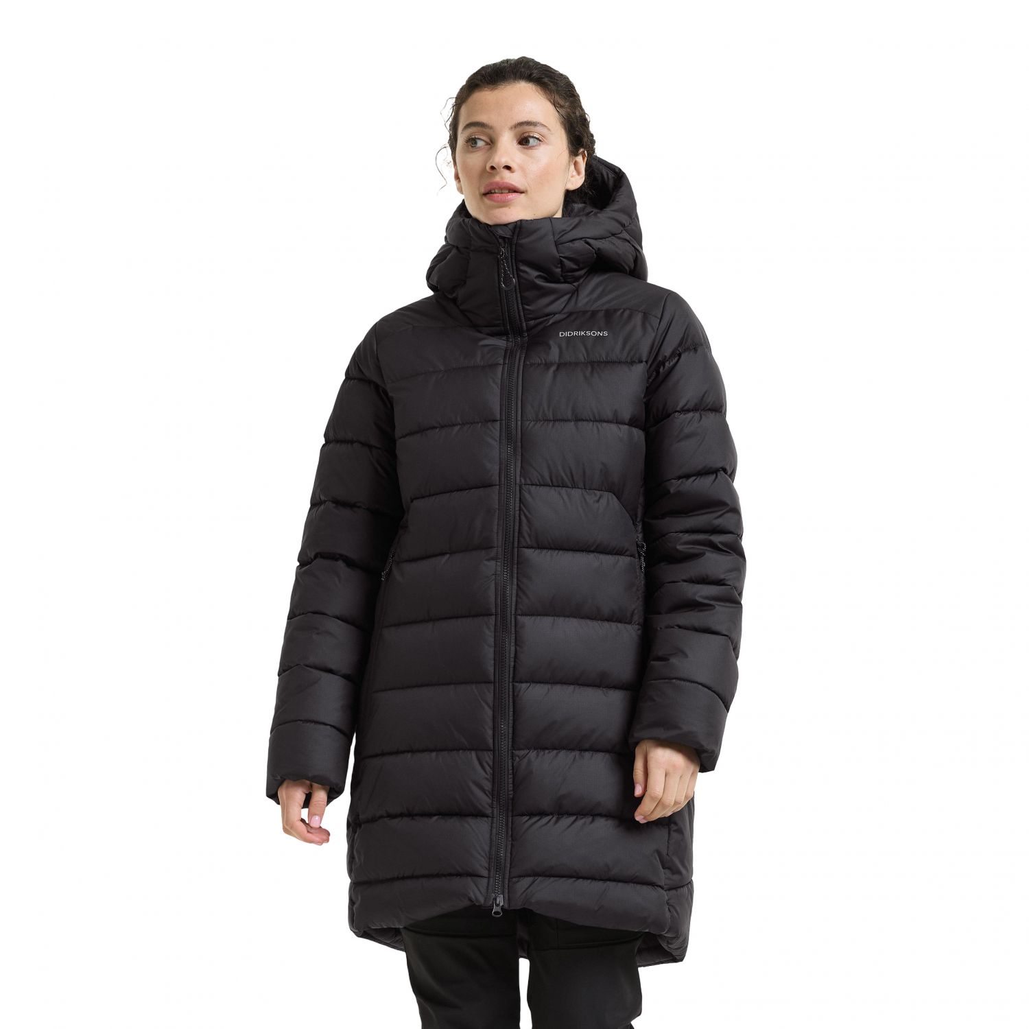Didriksons Tejla, parka, dames, zwart