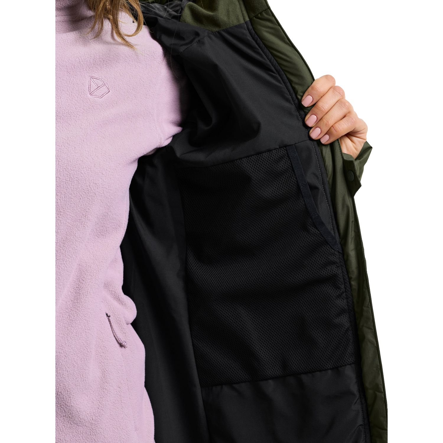 Didriksons Tejla, parka, donna, verde scuro