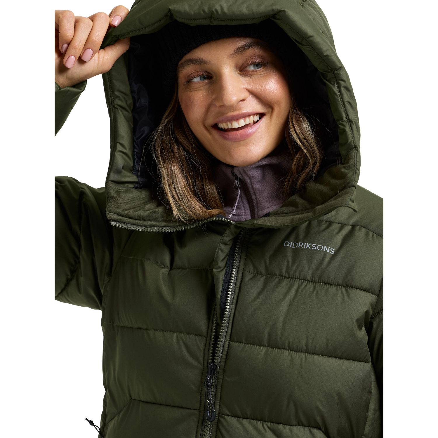 Didriksons Tejla, parka, mujer, verde oscuro