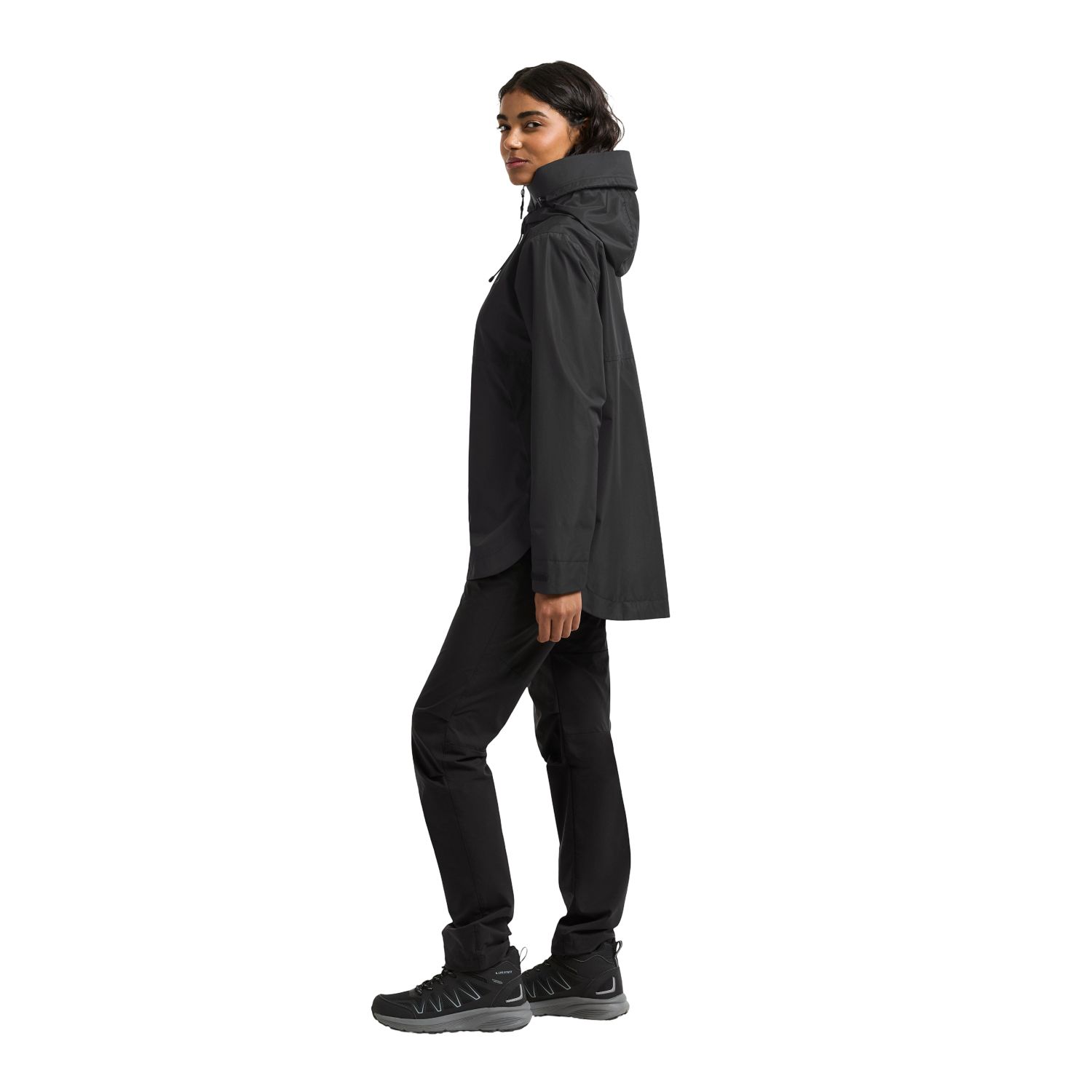 Didriksons Tilde 4, jaqueta de chuva, feminino, preto