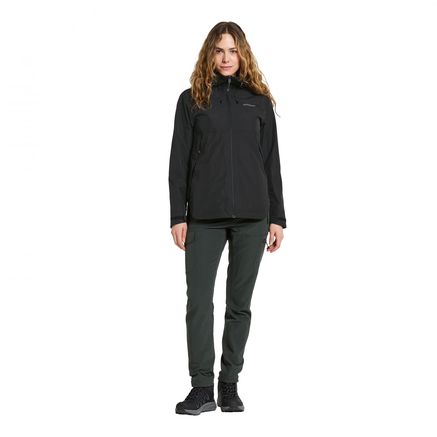 Didriksons Tilde 4, jaqueta de chuva, feminino, preto