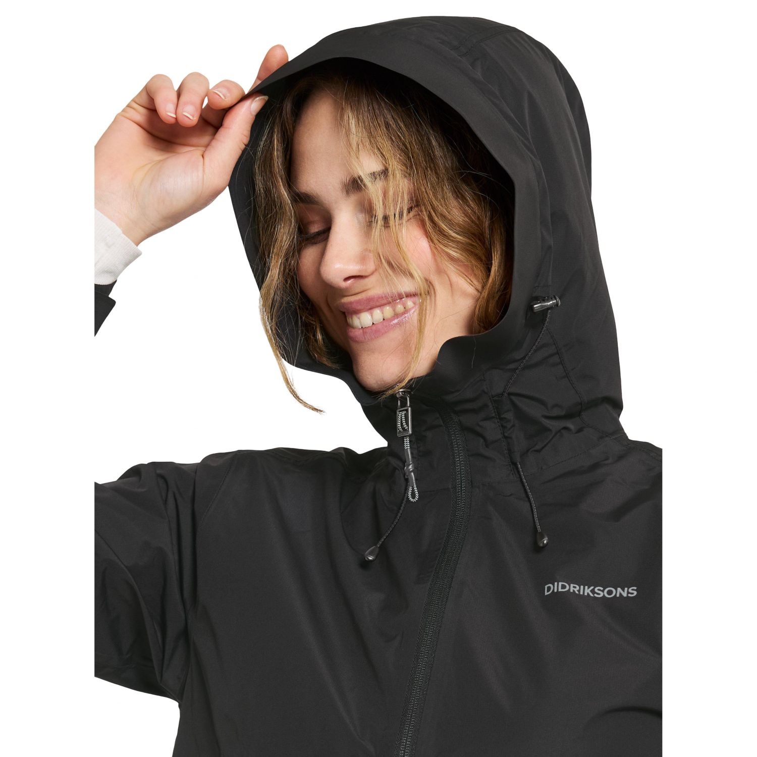 Didriksons Tilde 4, jaqueta de chuva, feminino, preto