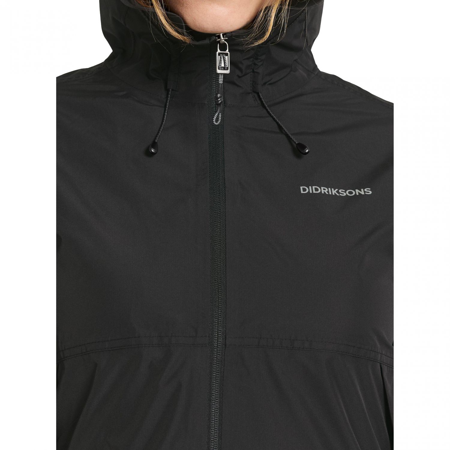 Didriksons Tilde 4, jaqueta de chuva, feminino, preto