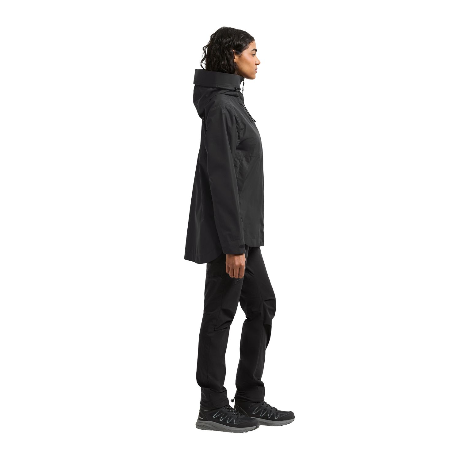 Didriksons Tilde 4, jaqueta de chuva, feminino, preto