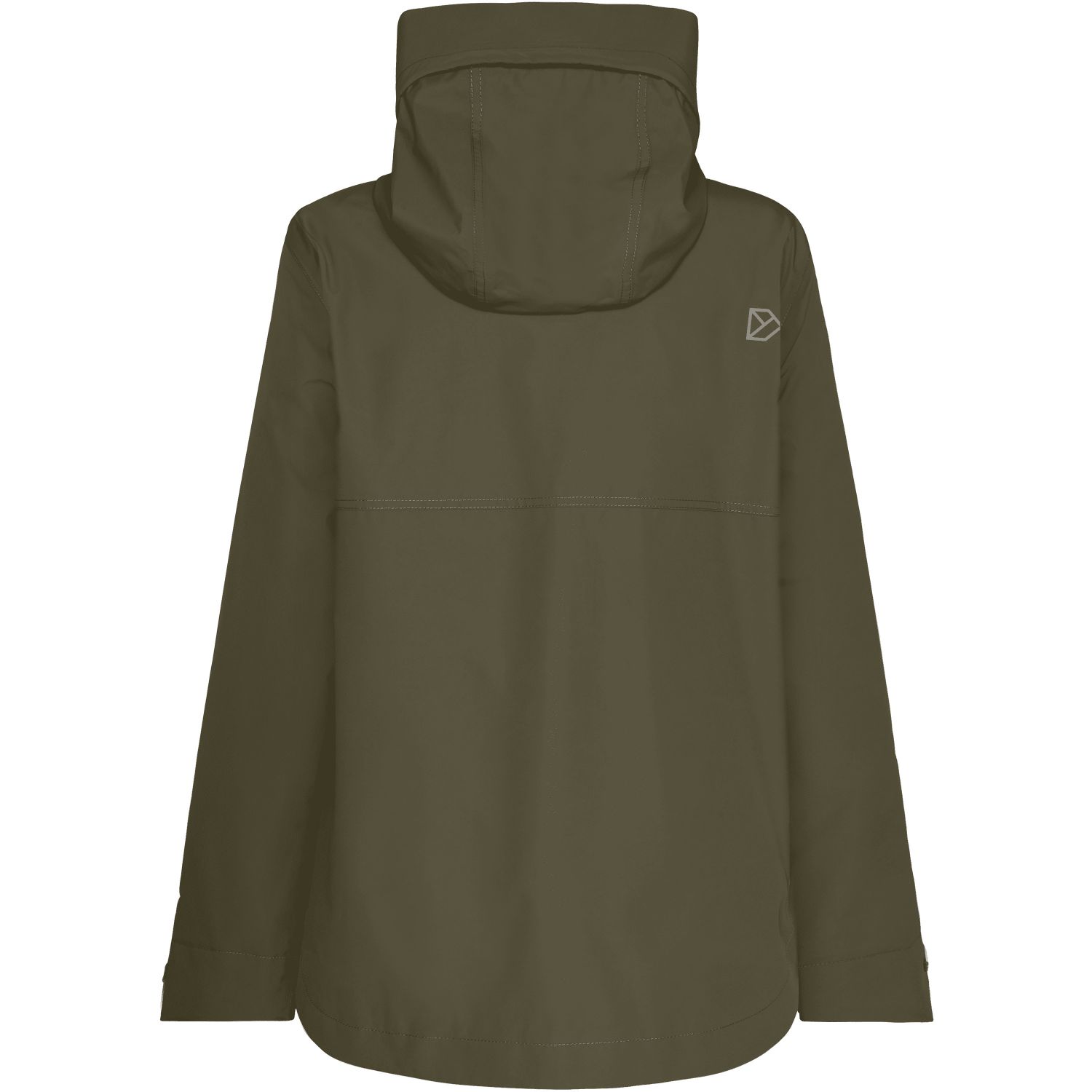 Didriksons Tilde 4, jaqueta de chuva impermeável, feminino, verde-escuro