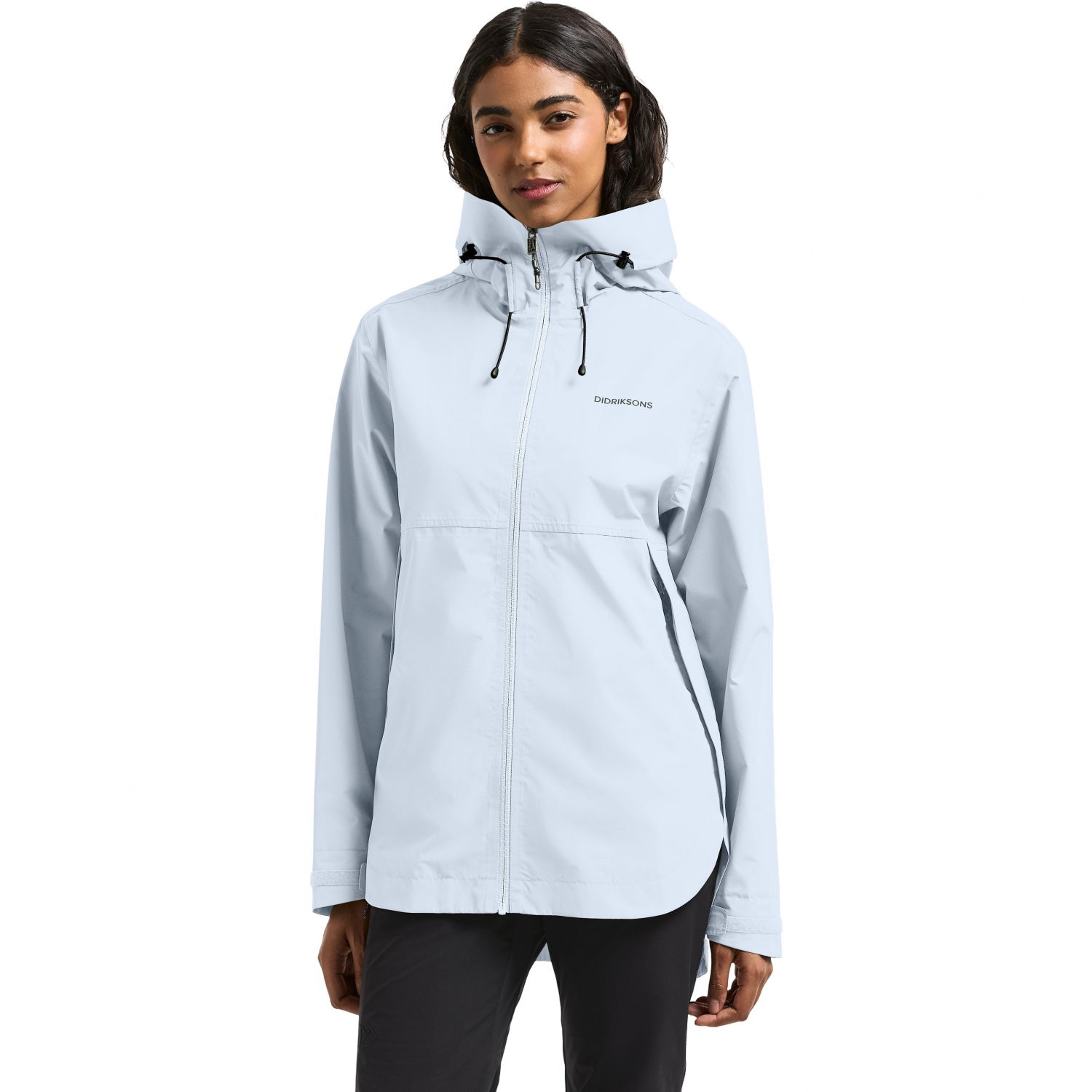 Didriksons Tilde, chaqueta impermeable, mujer, ice blue