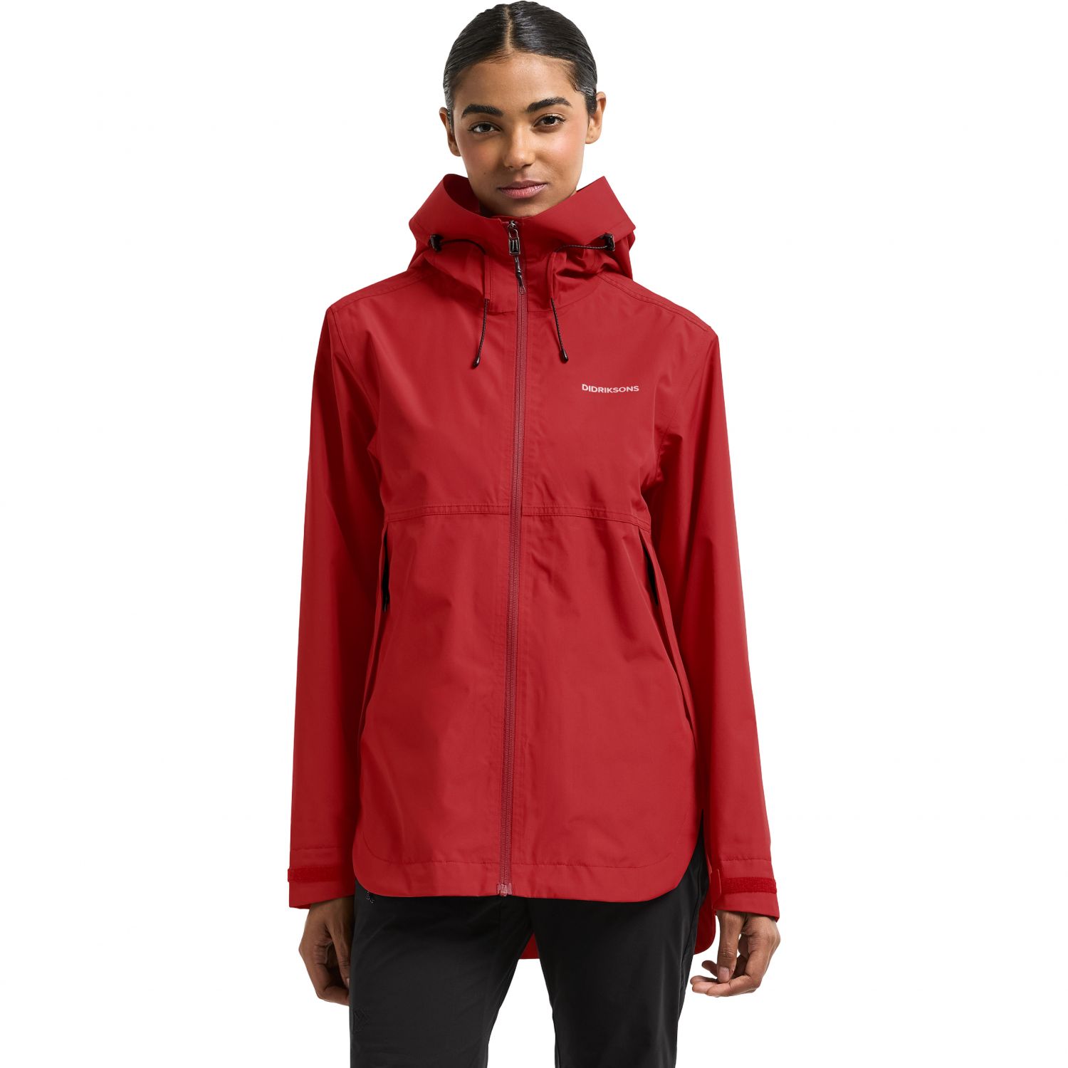 Didriksons Tilde, giacca antipioggia, donna, spring red