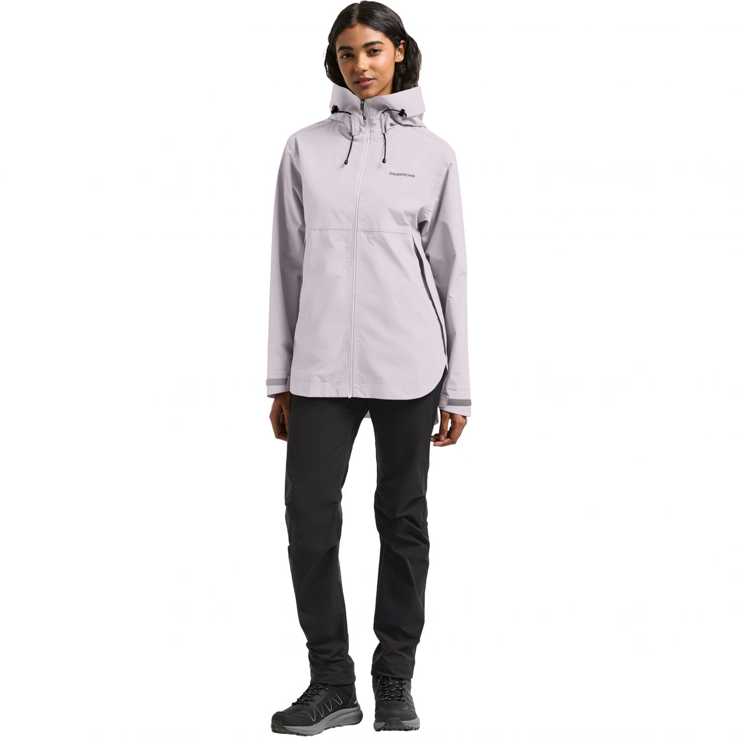 Didriksons Tilde, rain jacket, women, sunrise mist